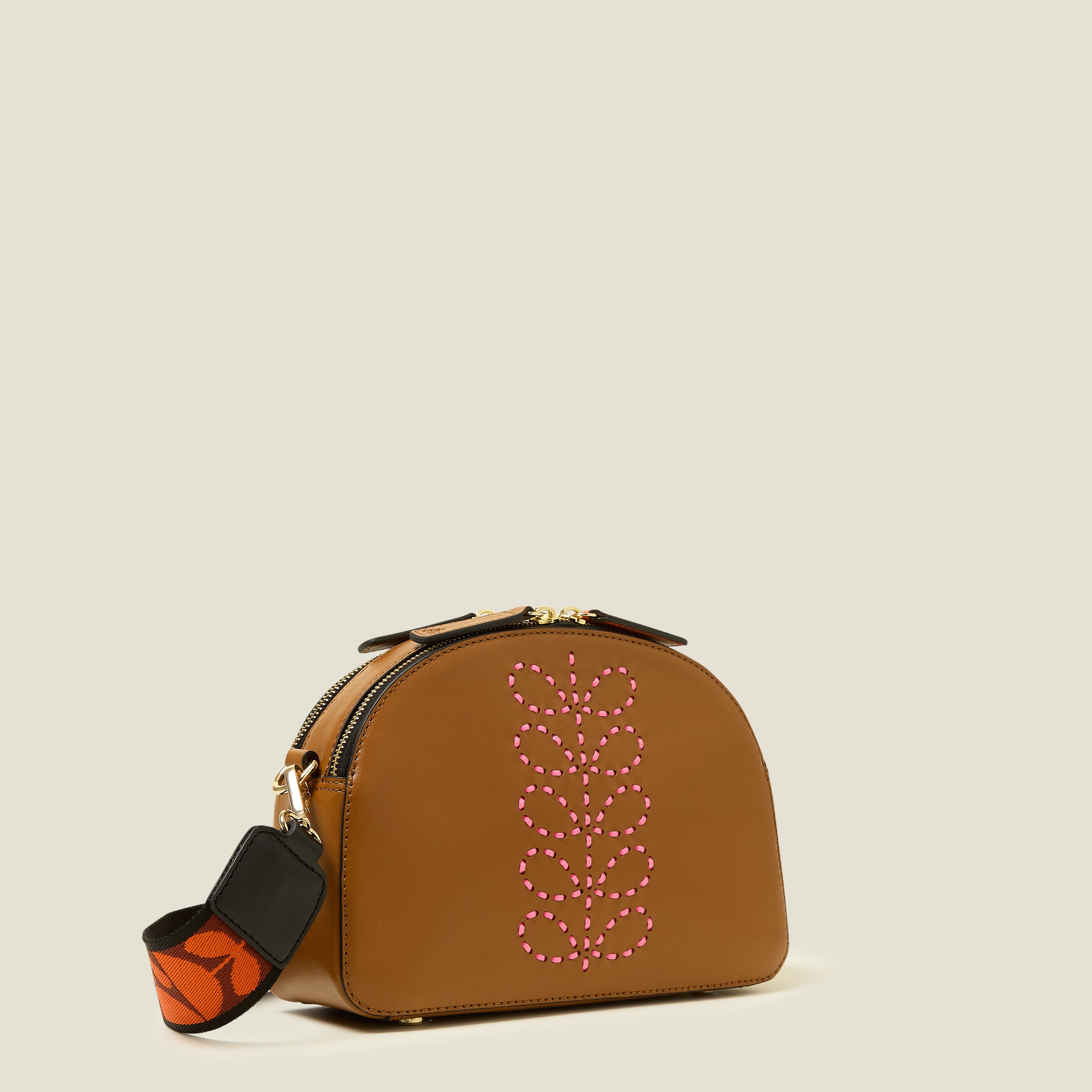 Luna Crossbody - Whipstitch Stem Tan