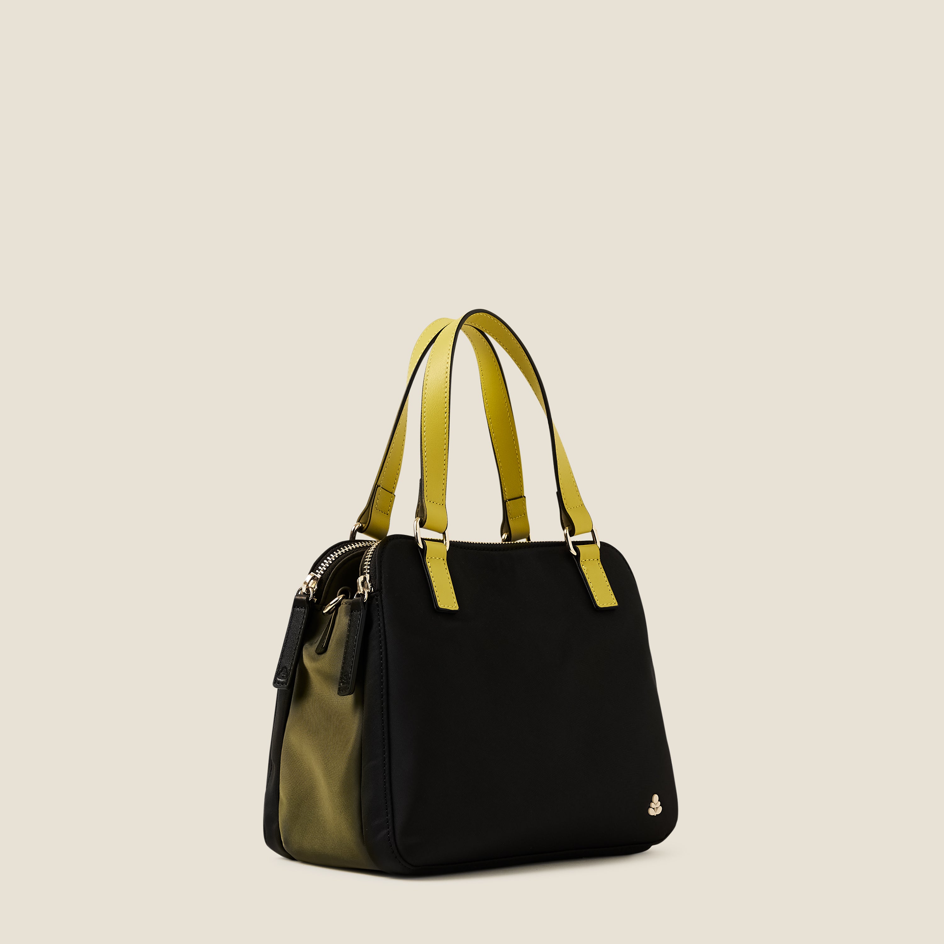 Colourblock Shoulder Bag - Black