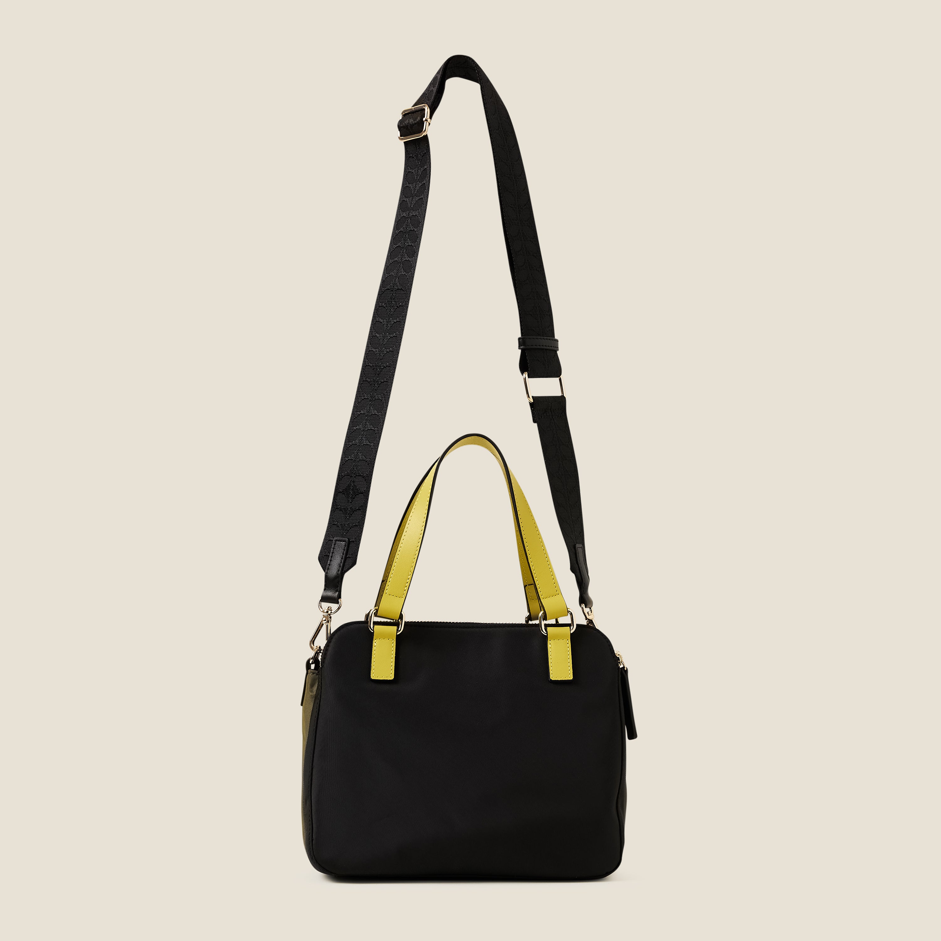 Colourblock Shoulder Bag - Black