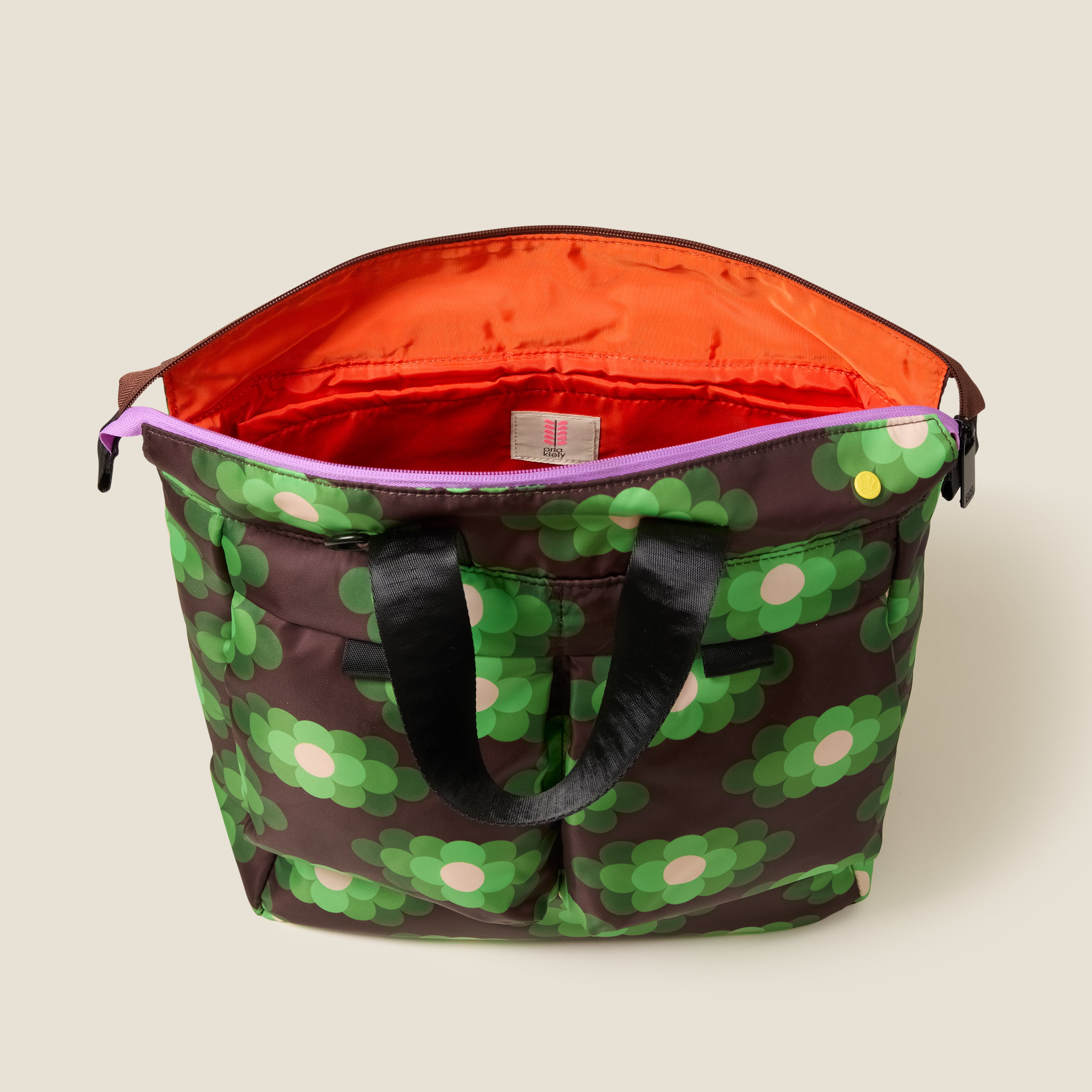 Axis Backpack - Flower Haze Neon Green