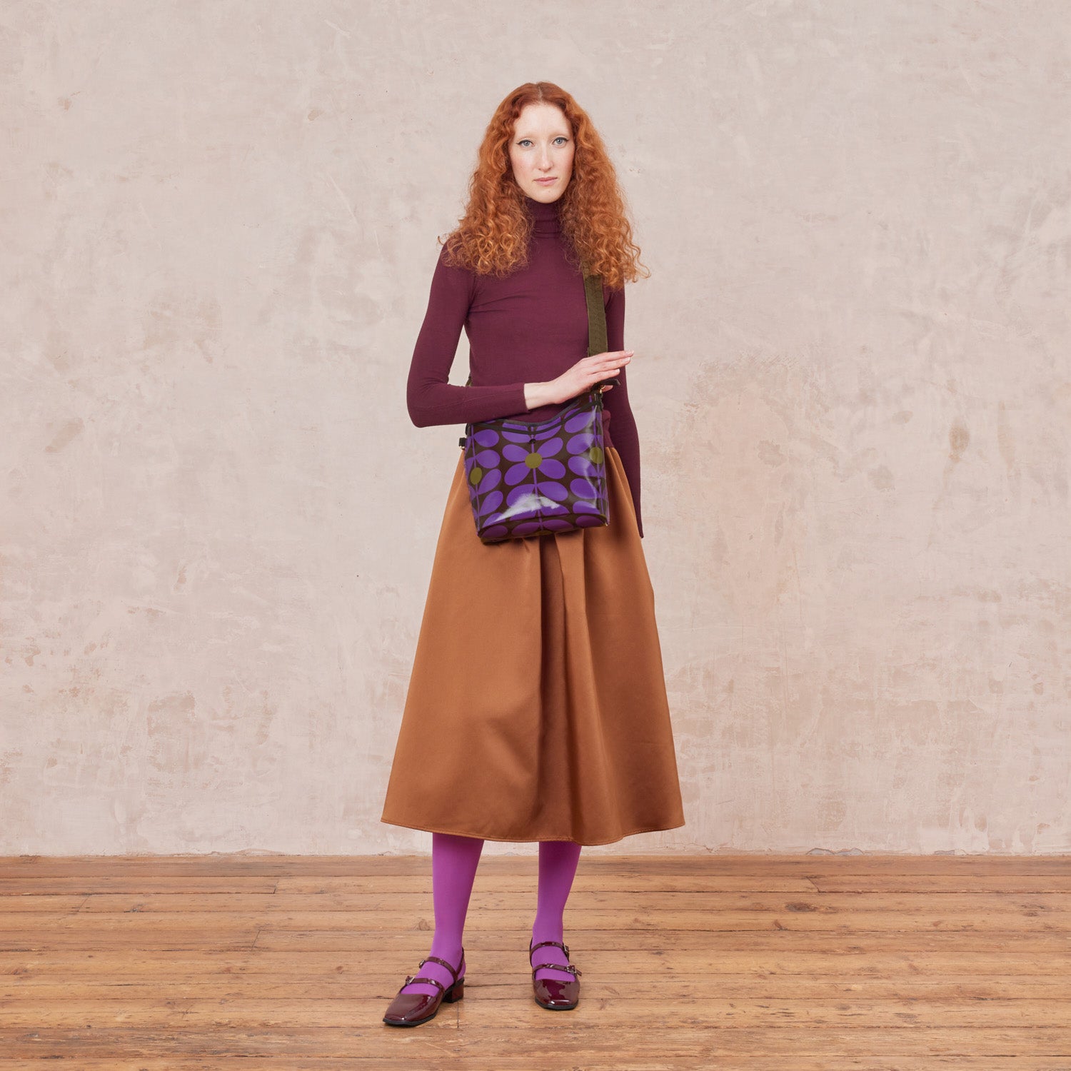 Cross Carry Crossbody Bag - Sixties Stem Orchid