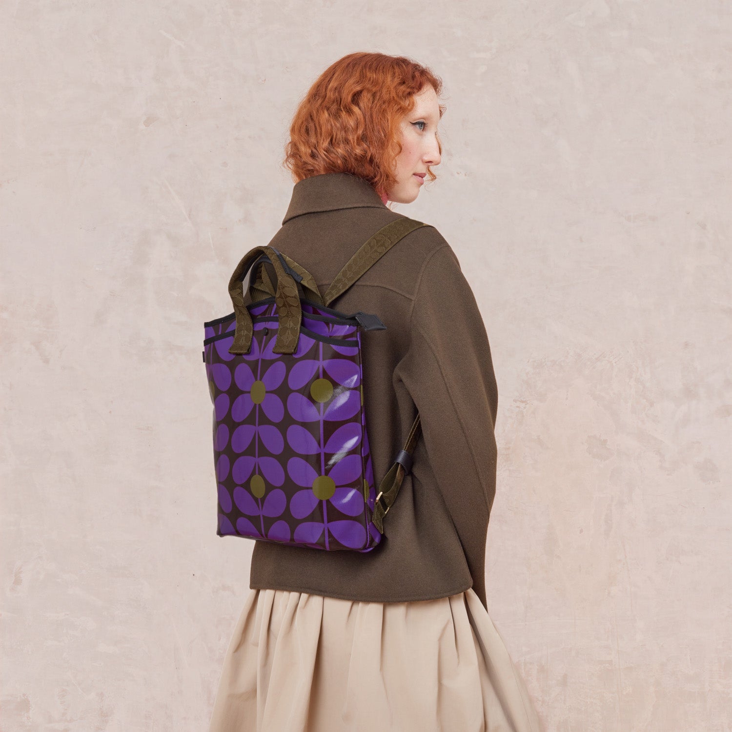 Carry Backpack - Sixties Stem Orchid