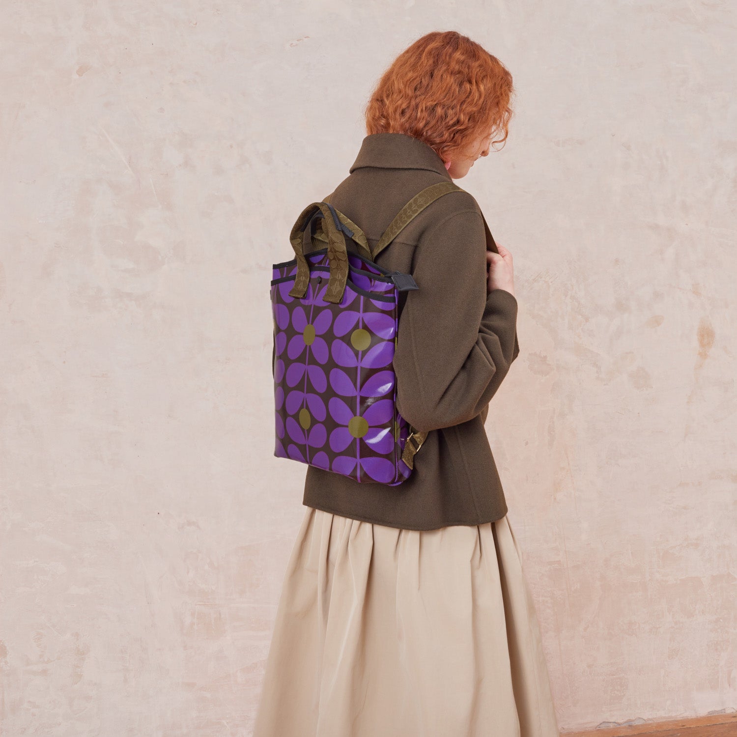 Carry Backpack - Sixties Stem Orchid