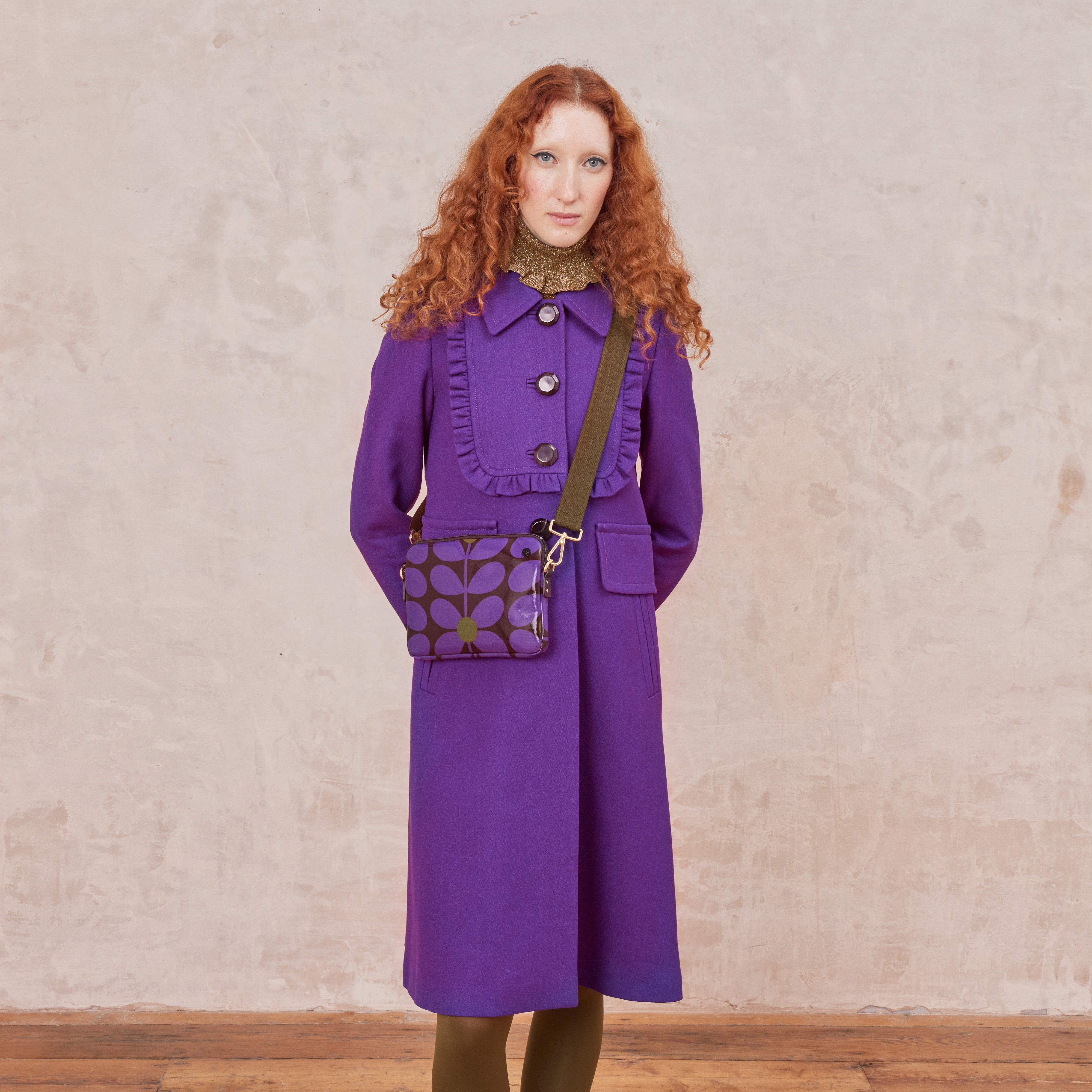 Slim Crossbody - Sixties Stem Orchid