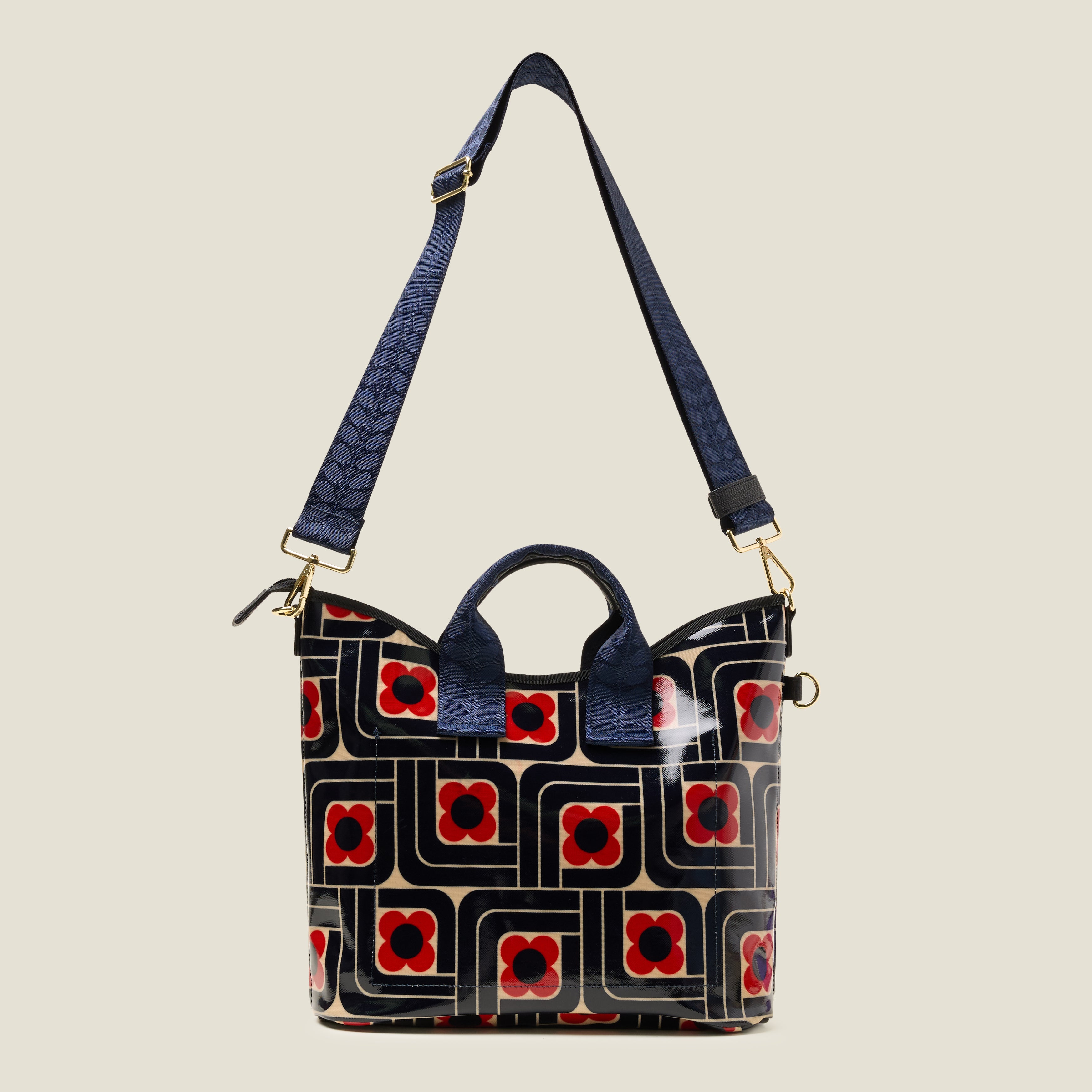 Carry Grab Tote Bag - Woodblock Ink