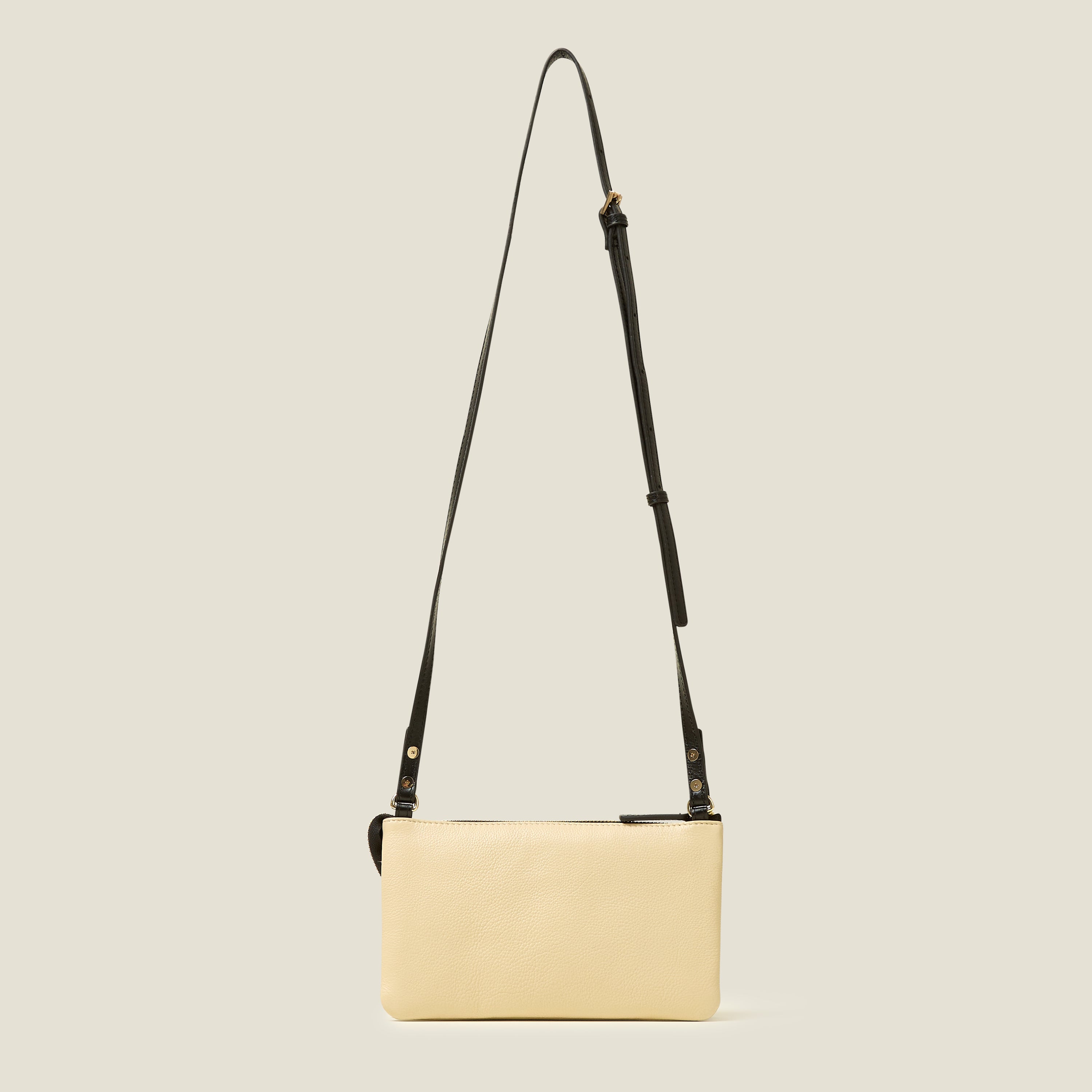 Folio Crossbody - OK Applique Cream