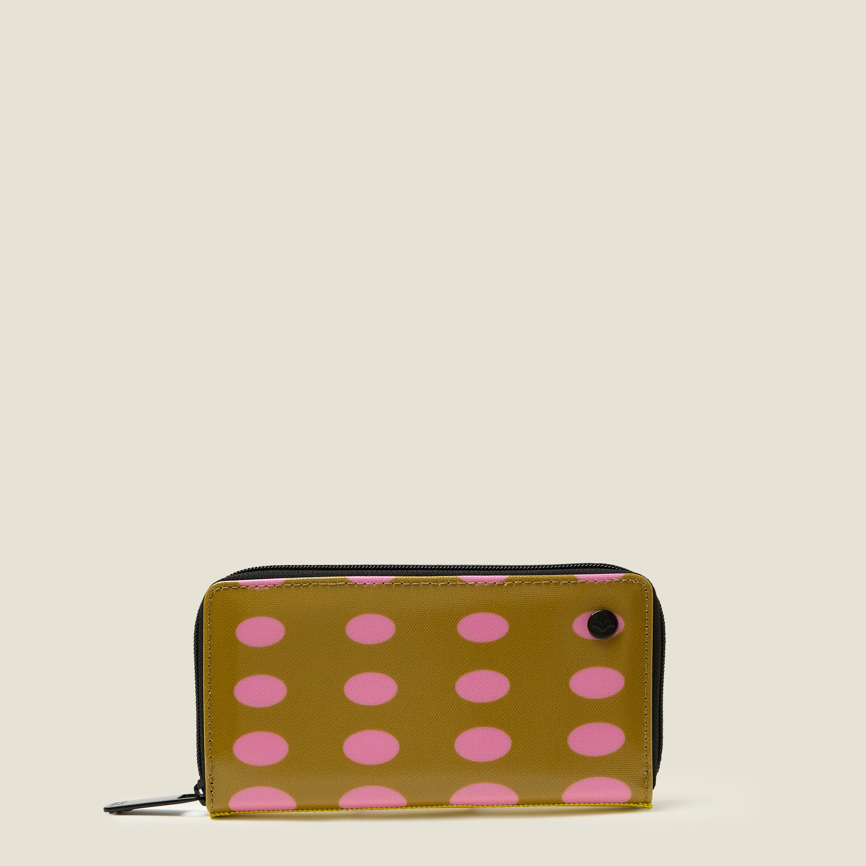 Forget Me Not Wallet - Optical Oval Ochre