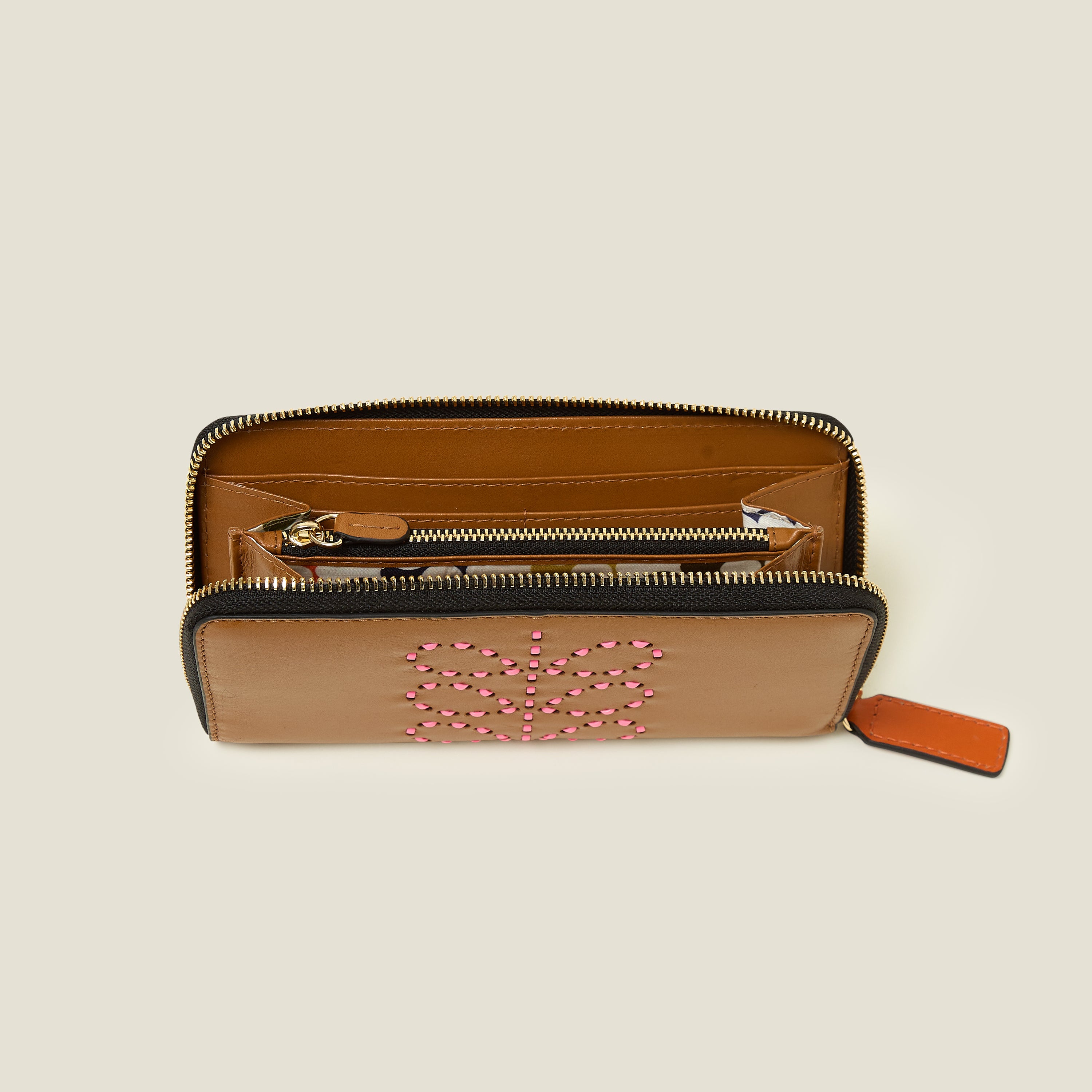 Forget Me Not Wallet - Whipstitch Stem Tan
