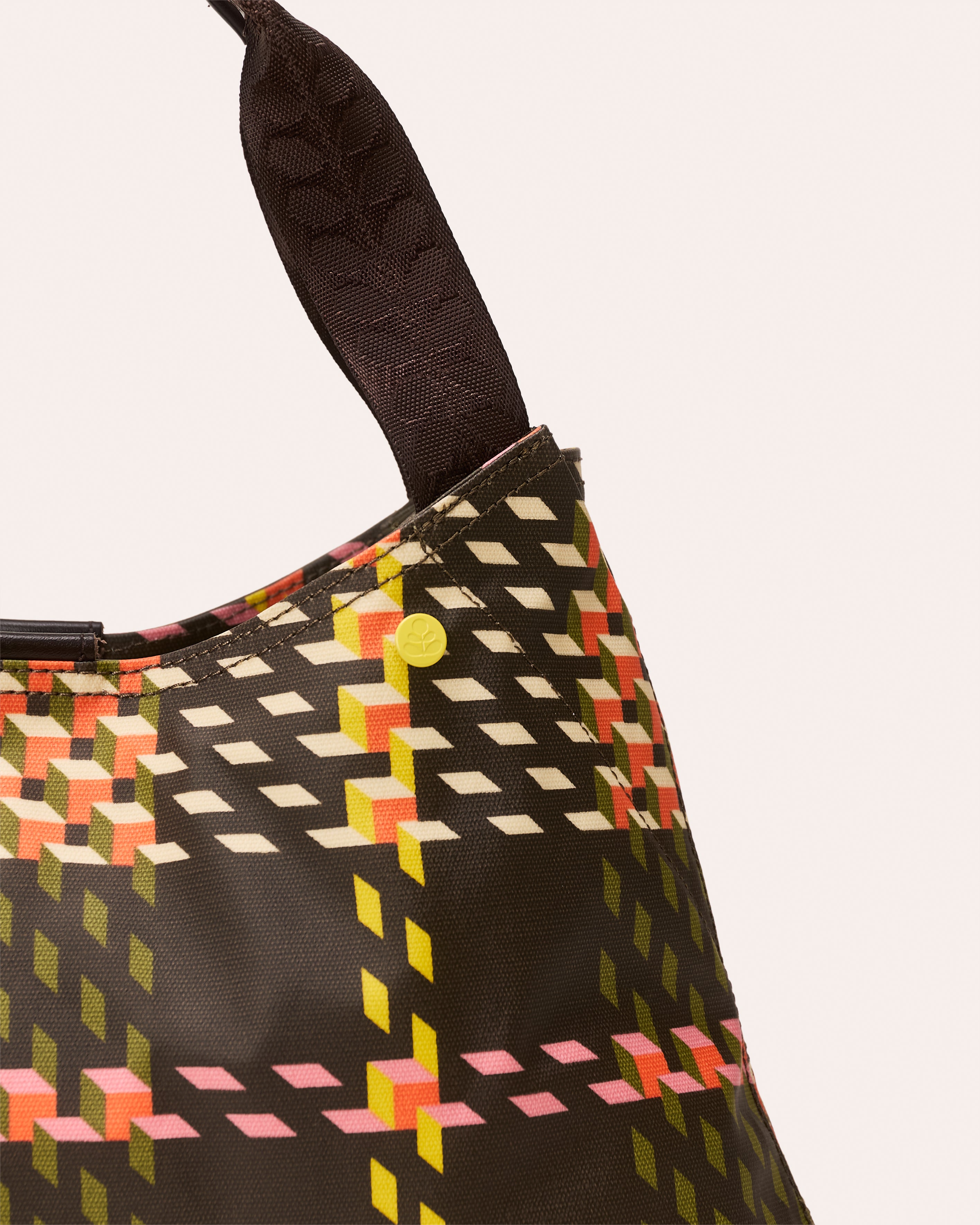 Classic Shoulder Bag - Cubic Check Cocoa