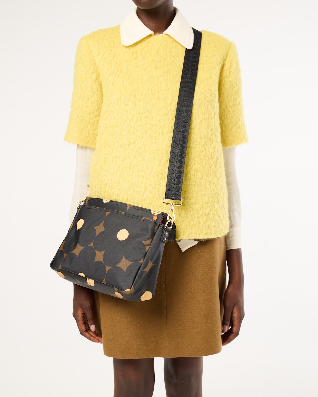 Fielder Crossbody - Flower Power Ebony
