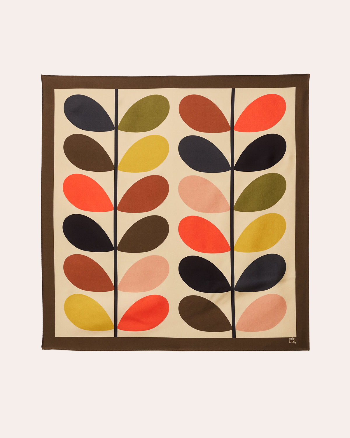 Medium Silk Scarf - Multi Stem