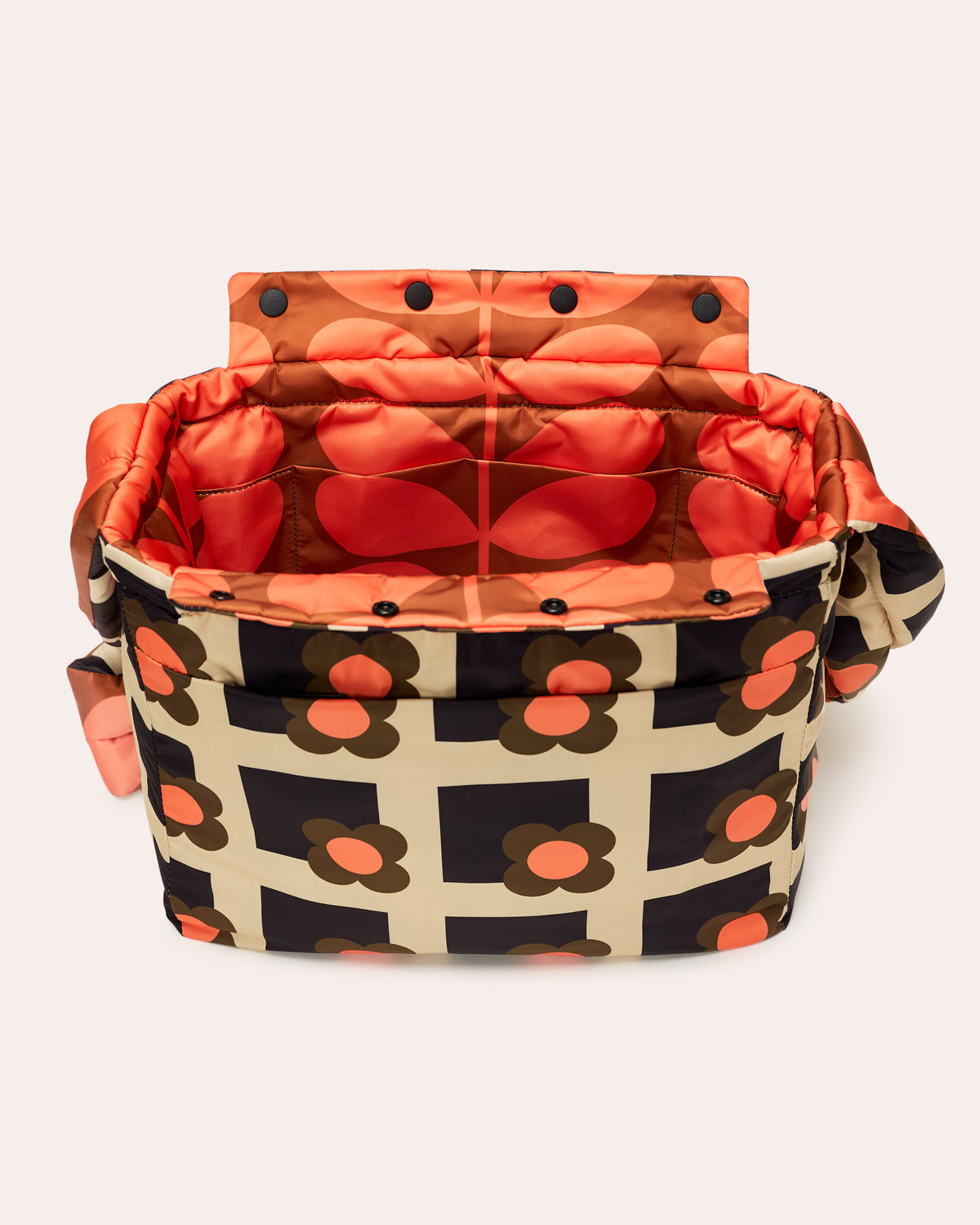 Reversible Puffy Crossbody - Solid Stem Marmalade and Clementine
