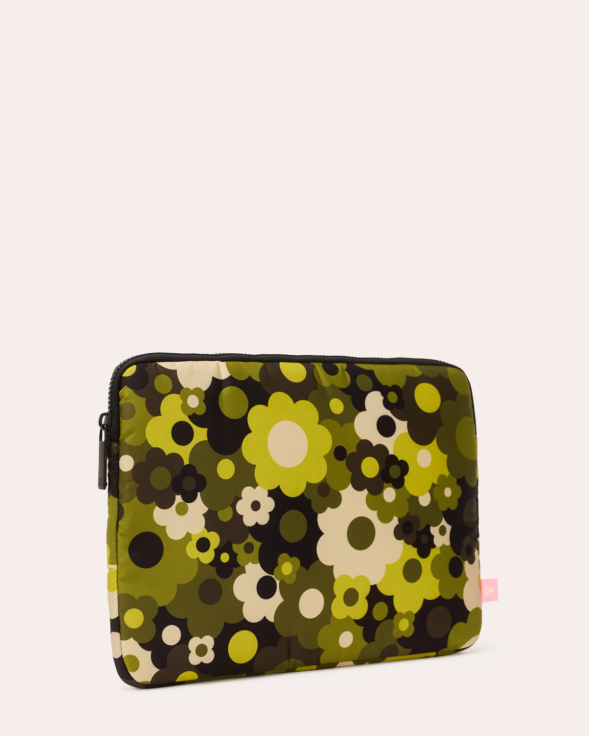 Puffy 13" Laptop Sleeve - Flower Explosion Fern