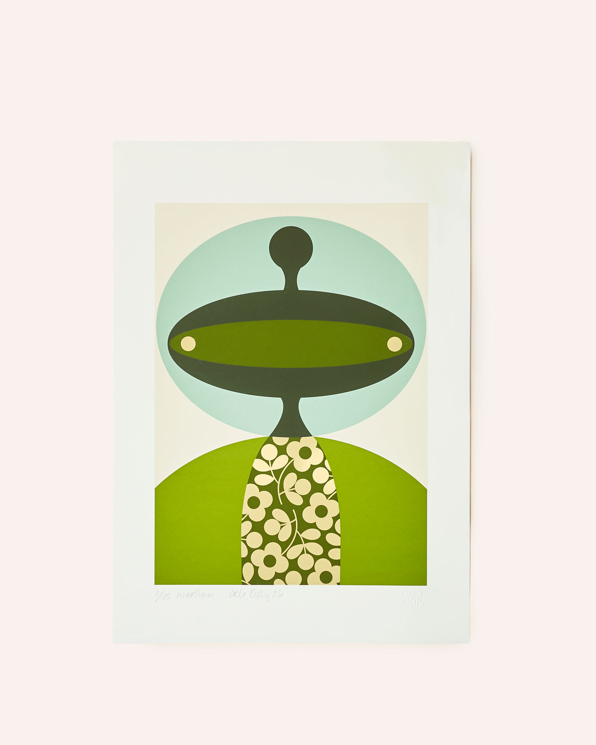 Screen Printed Artwork - Martian