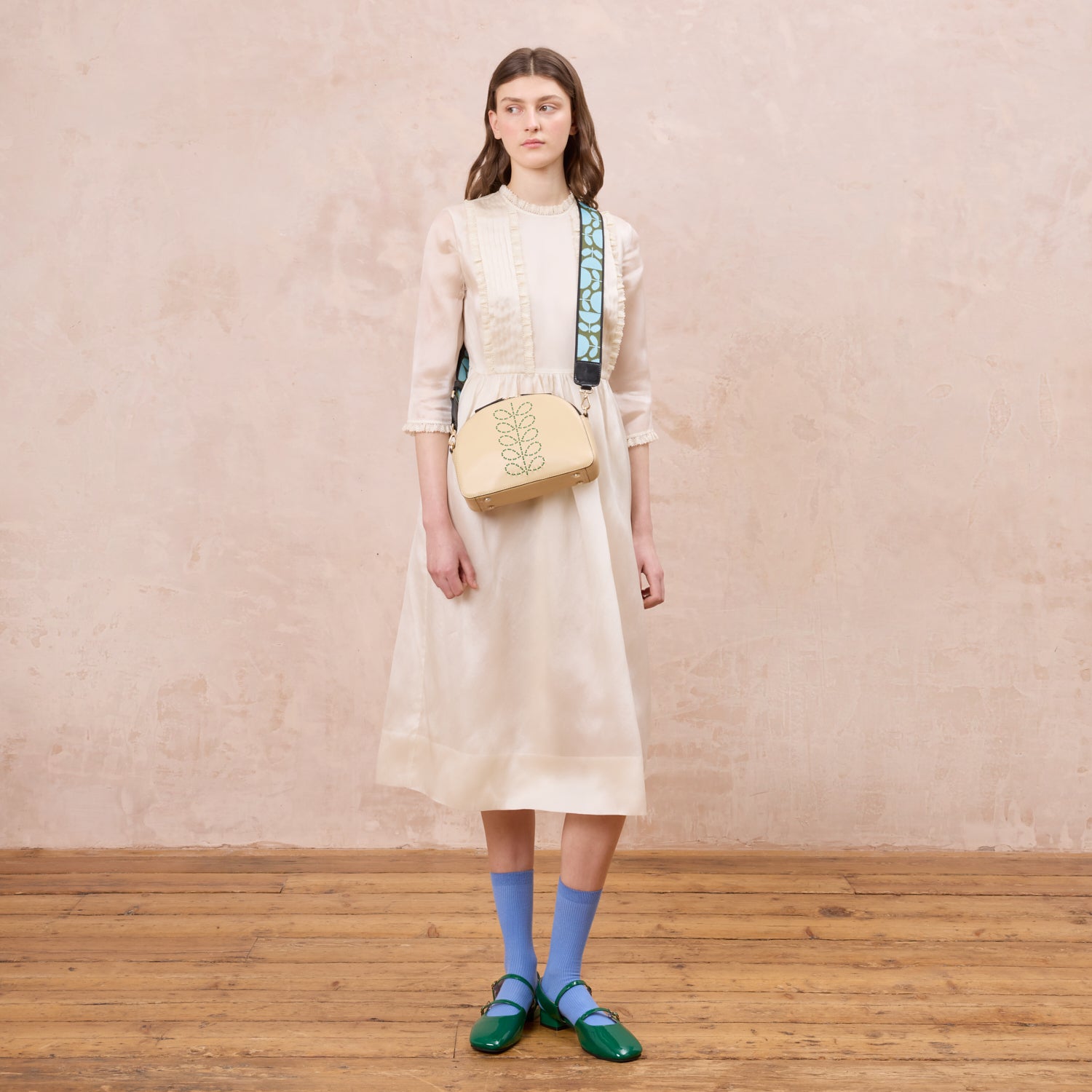 Luna Crossbody - Whipstitch Stem Cream