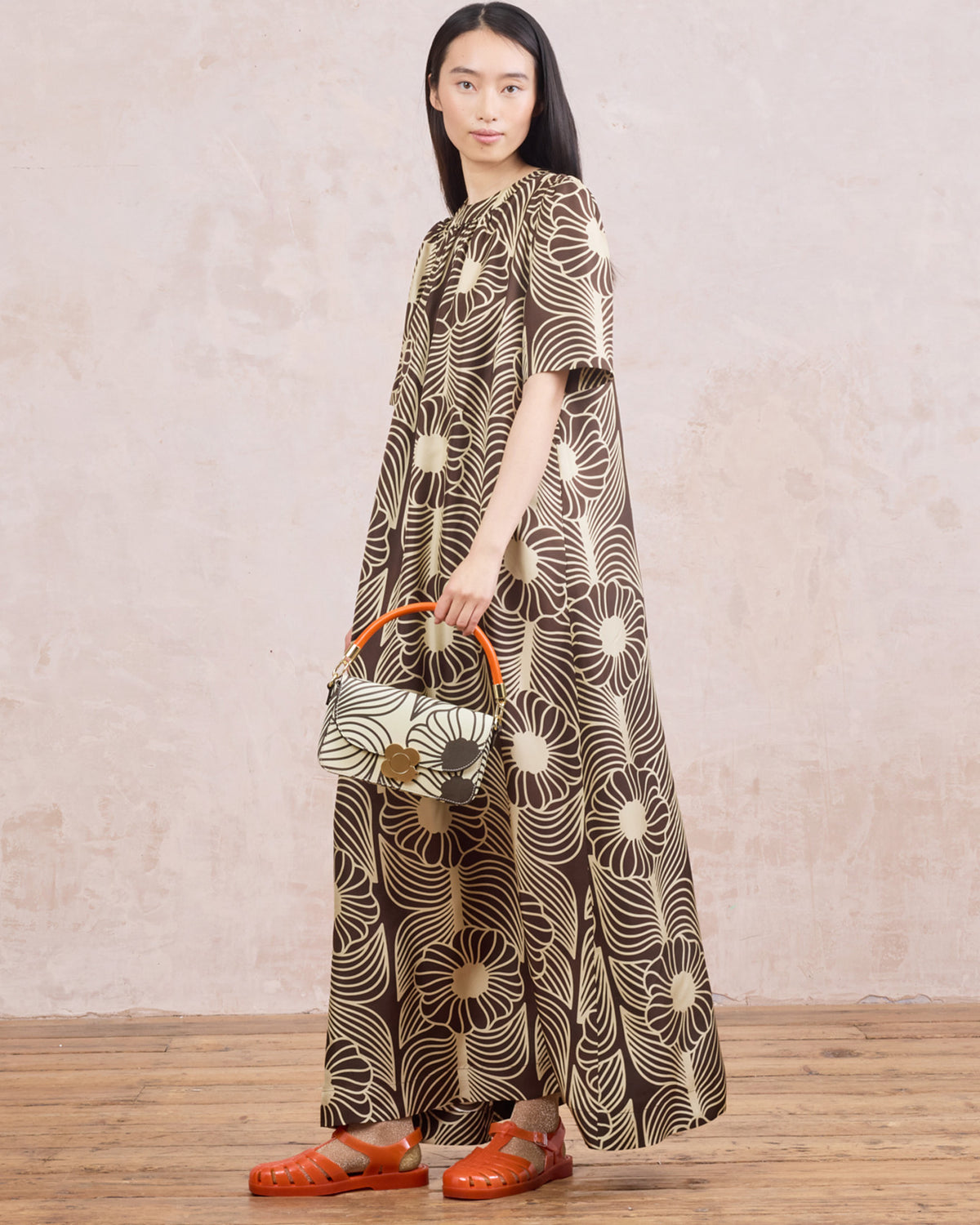 Small Vera Crossbody Bag - Moonflower Desert