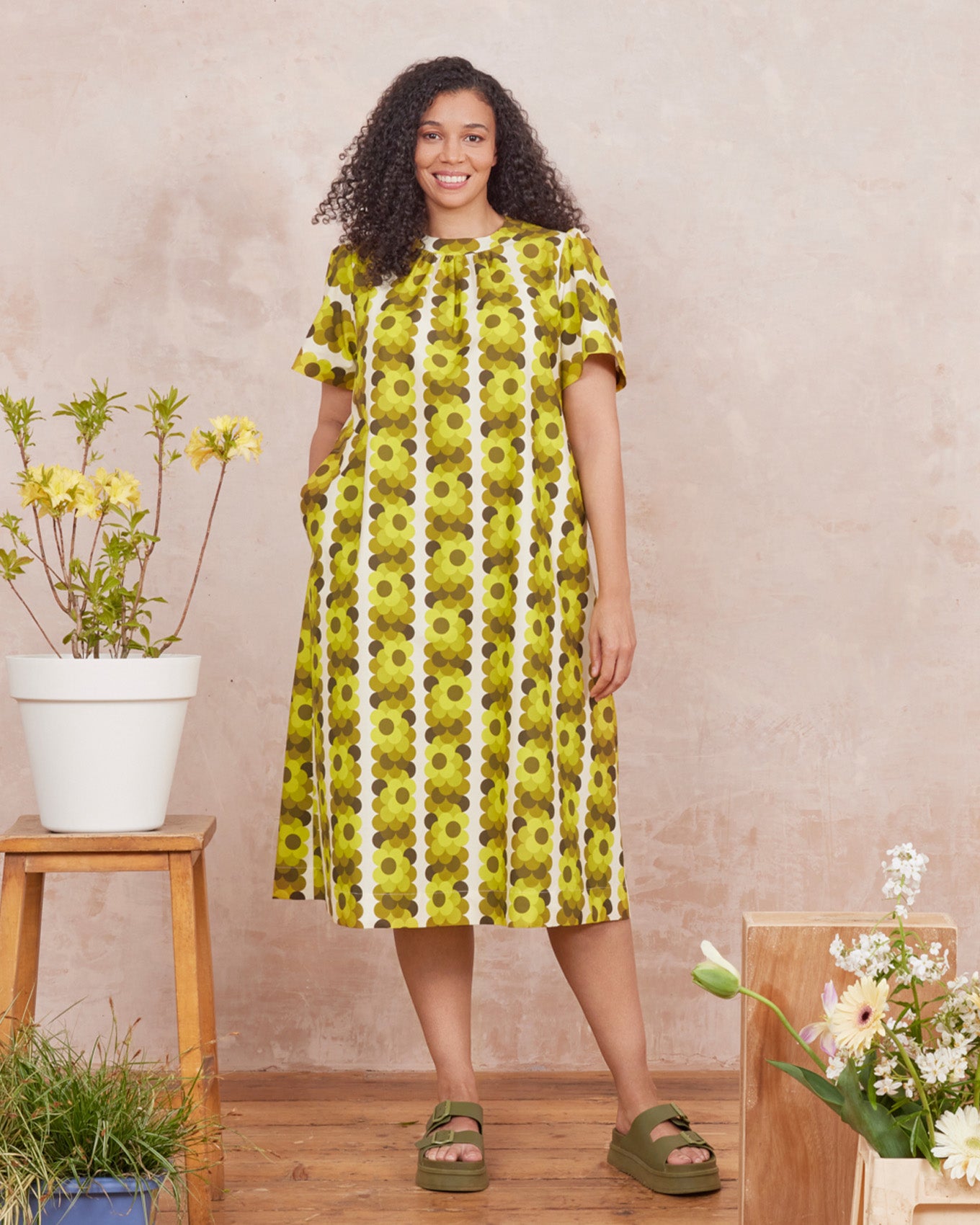 The Orla Dress - Retro Flower