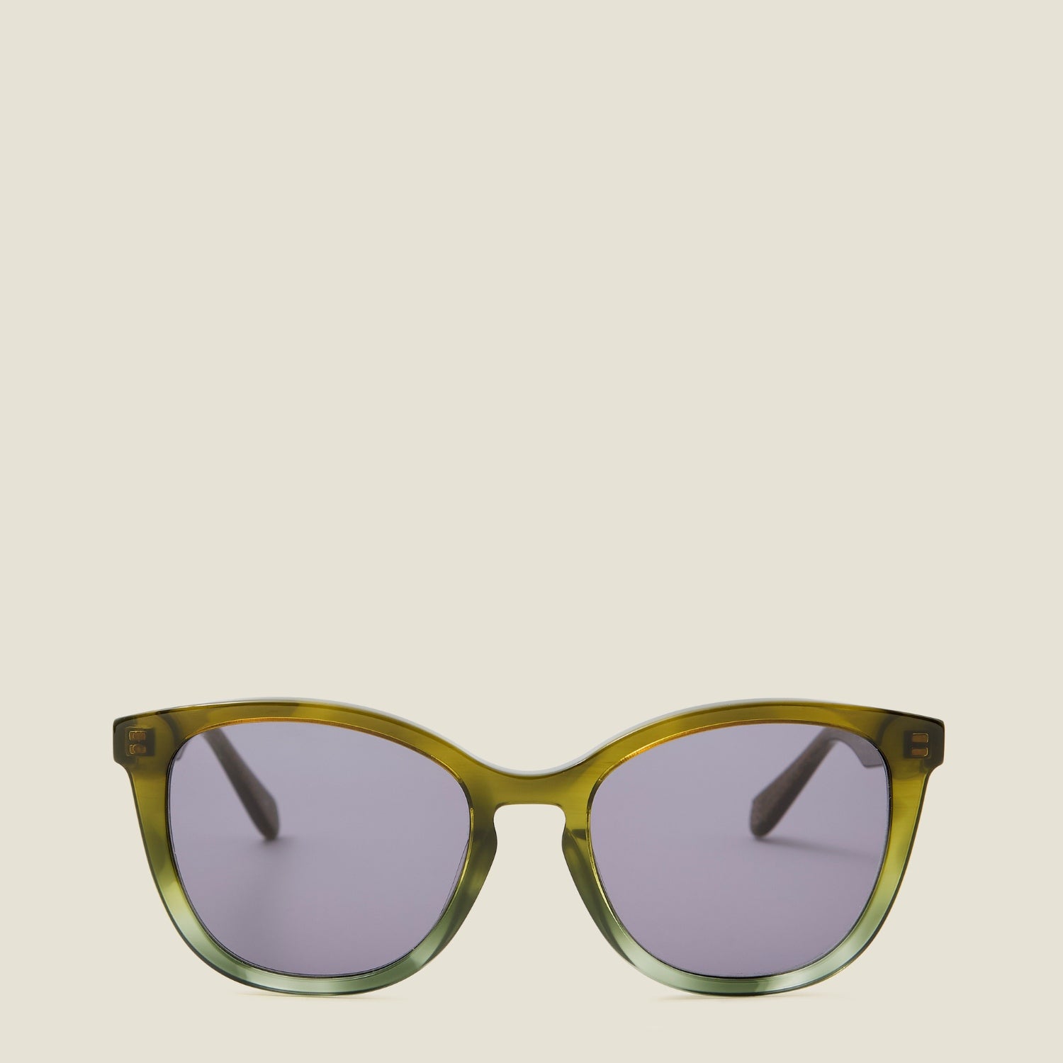 Magnolia Sunglasses - Olive & Linear Stem