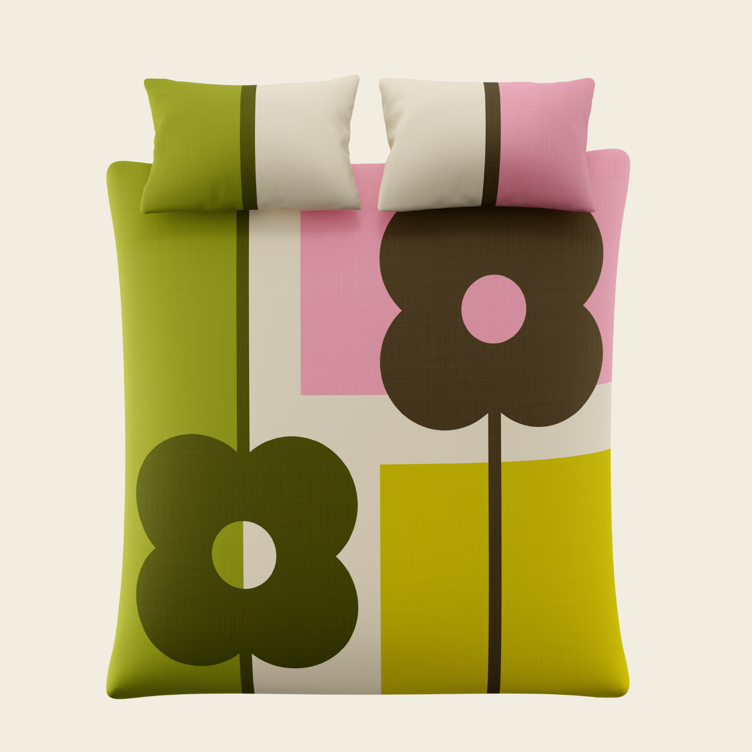 Abacus Block Bed Linen Set - Multi