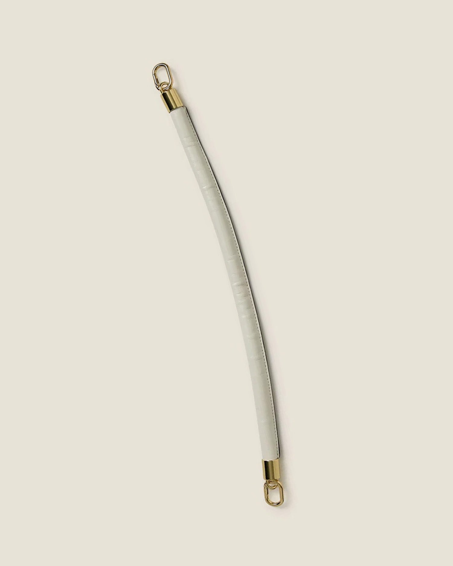Leather Shoulder Strap - Fresh Cream