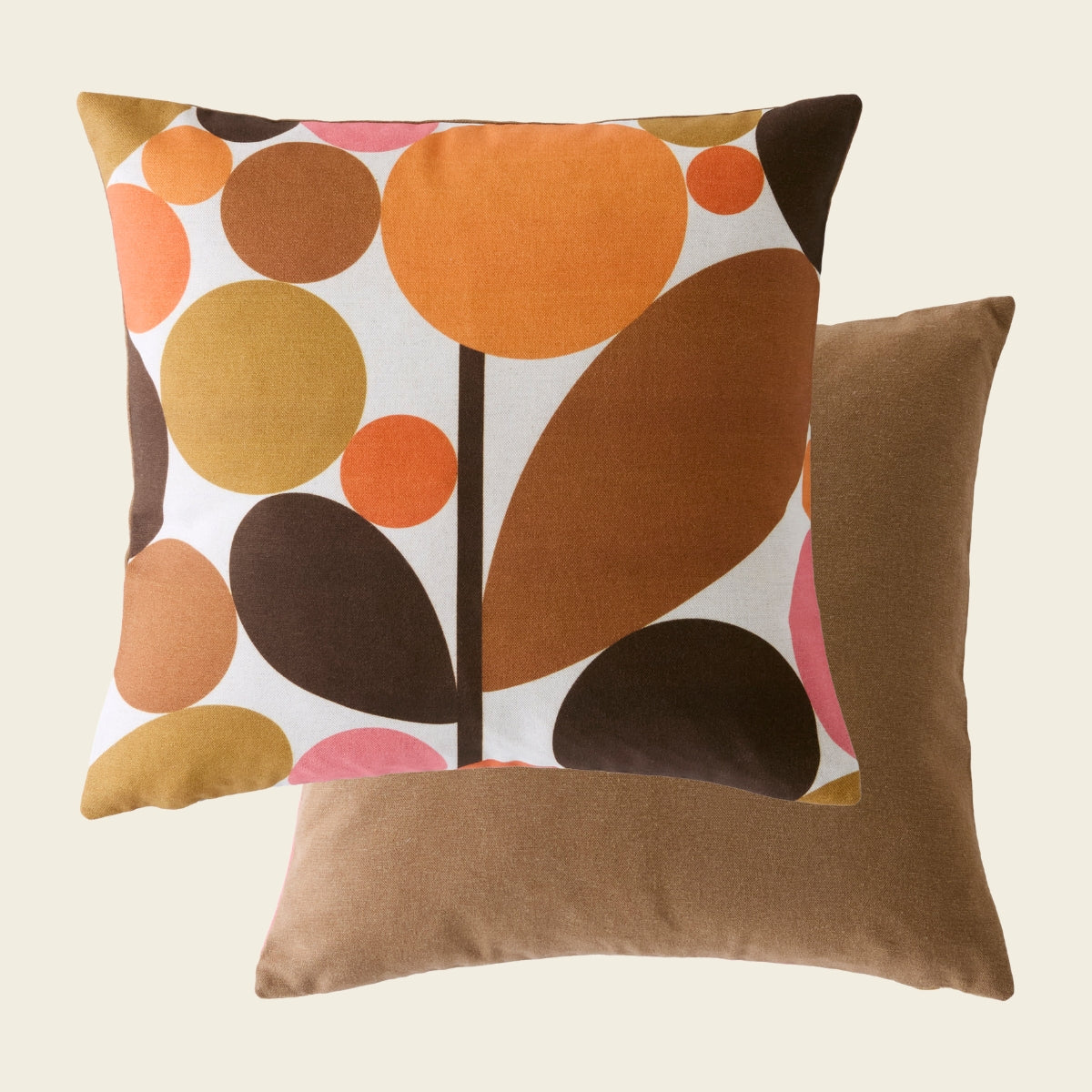 Bubble Flower Cushion - Sienna