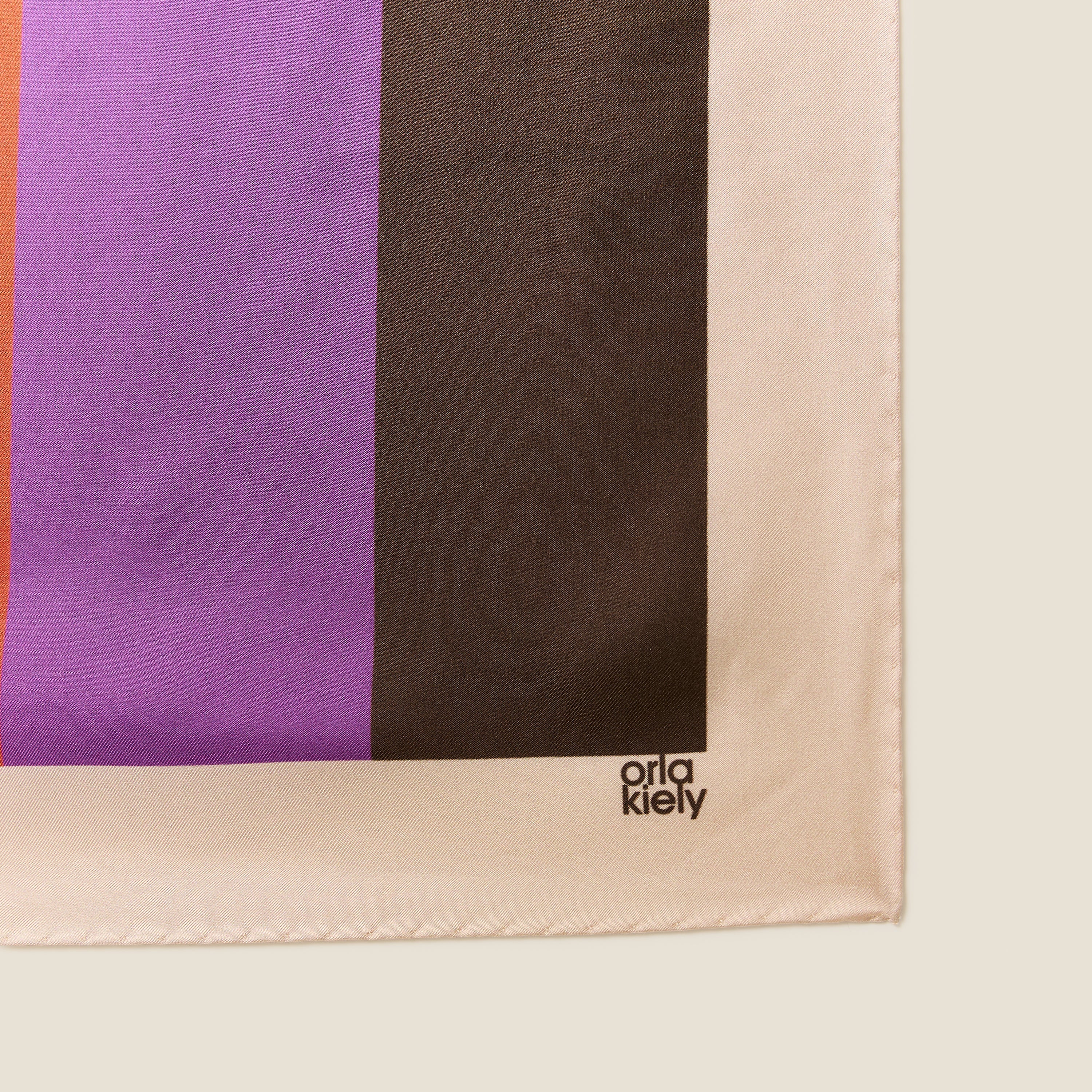 Large Silk Scarf - Circle Line