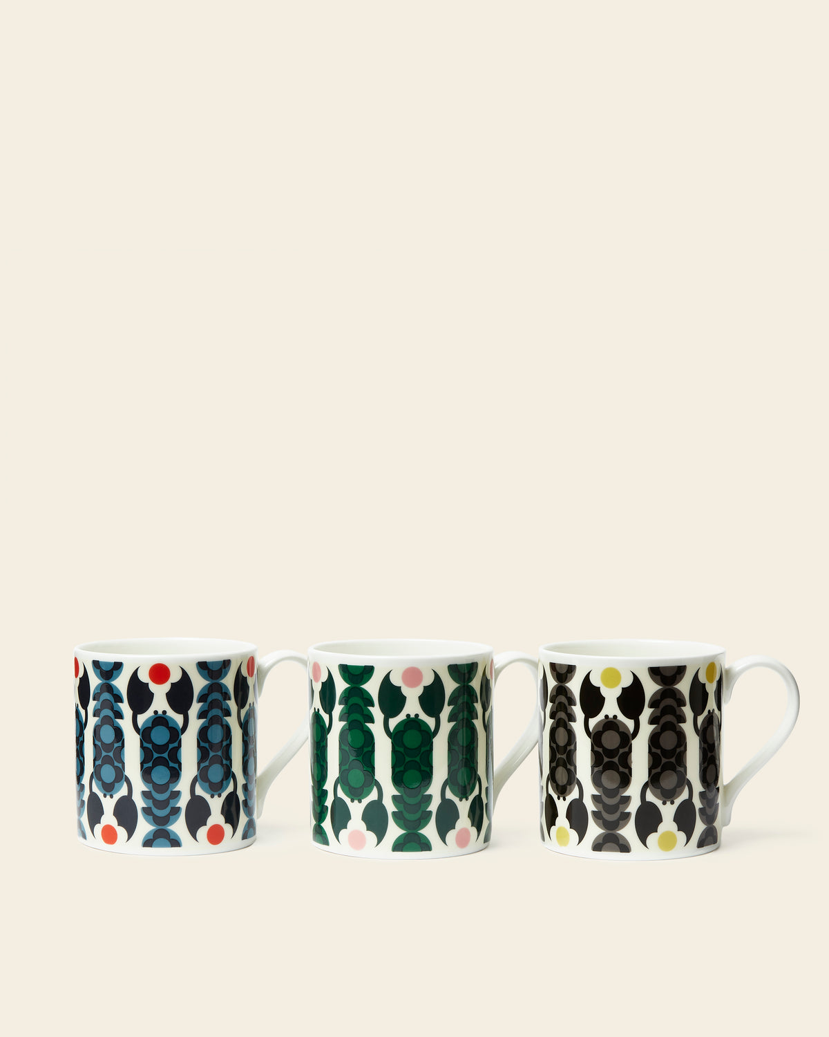 Large Mug Set of 3 - Lobster Pot