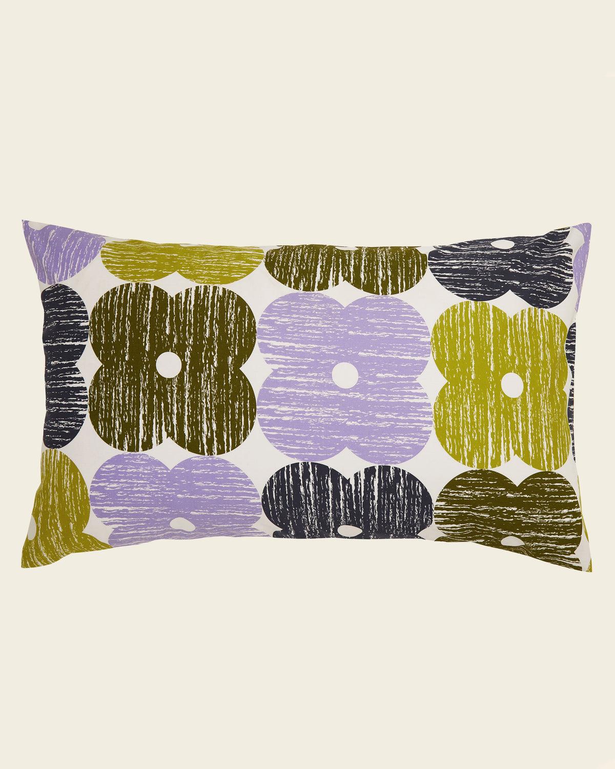 Textured Flower Bed Linen Set - Lilac and Moss