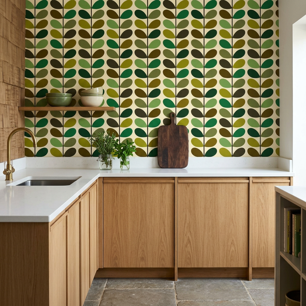 Multi Stem Evergreen Wallpaper
