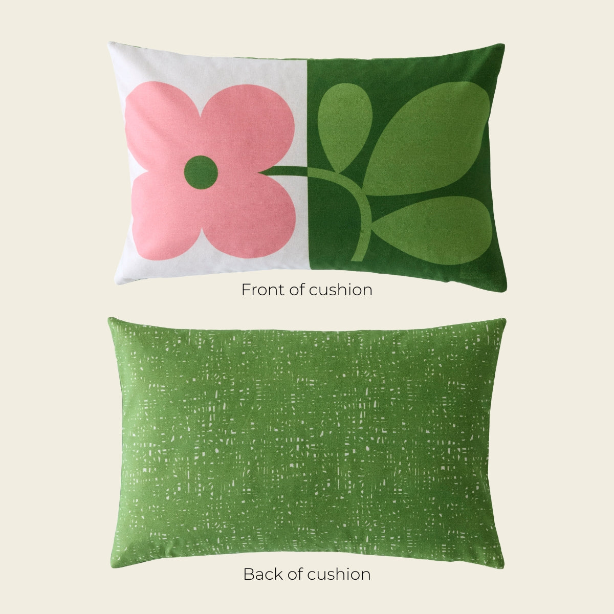 Floret Cushion - Bubblegum Basil