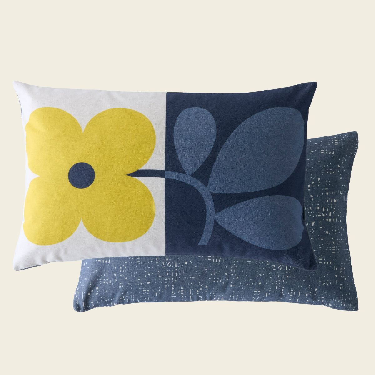 Floret Cushion - Dandelion Denim