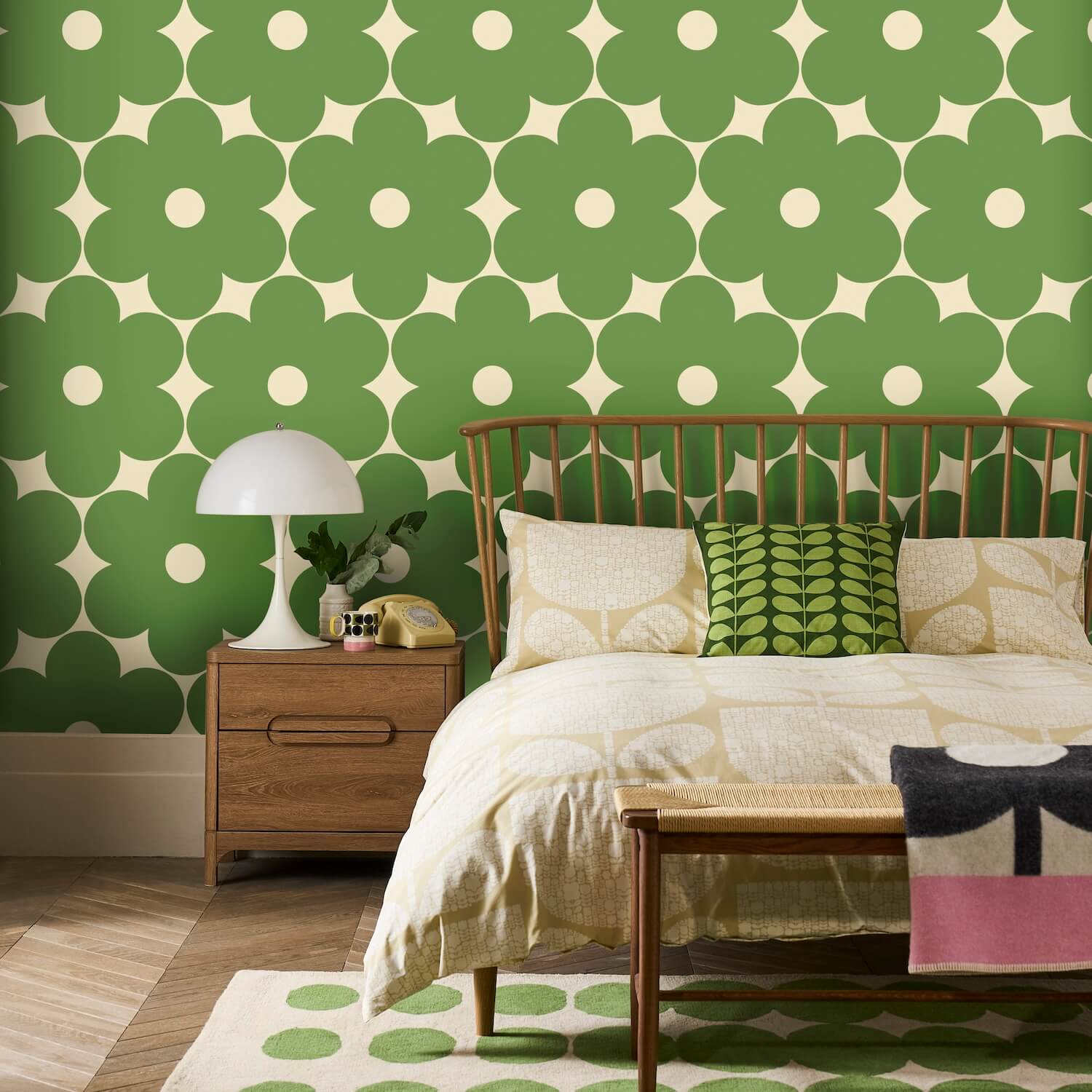 Flower Power Dill Wallpaper