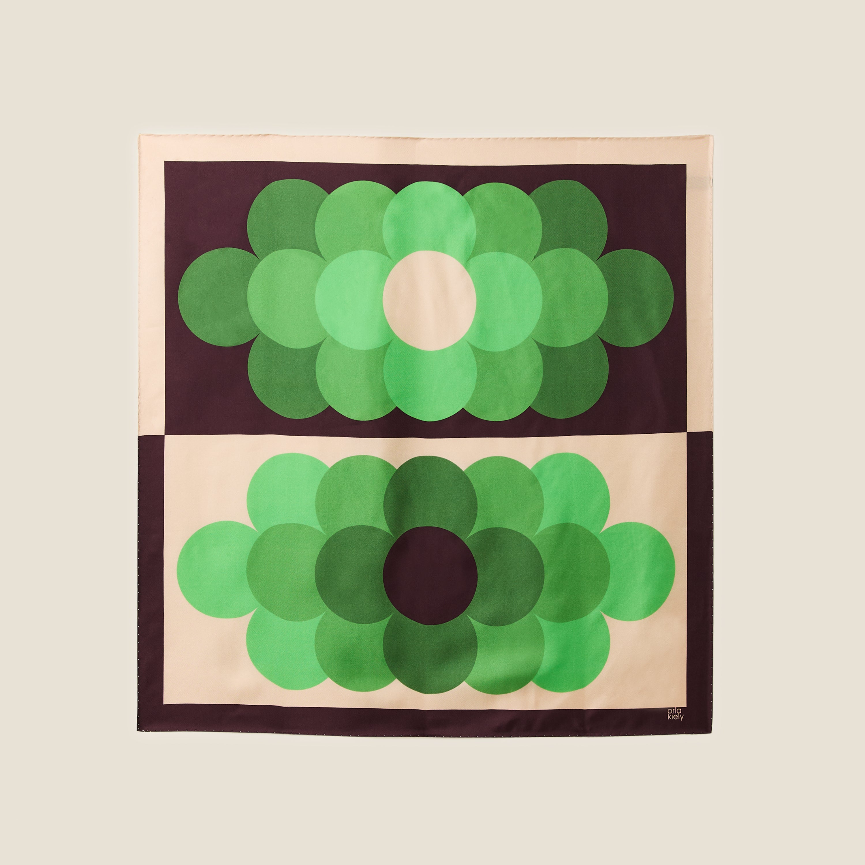 Medium Silk Scarf - Flower Haze