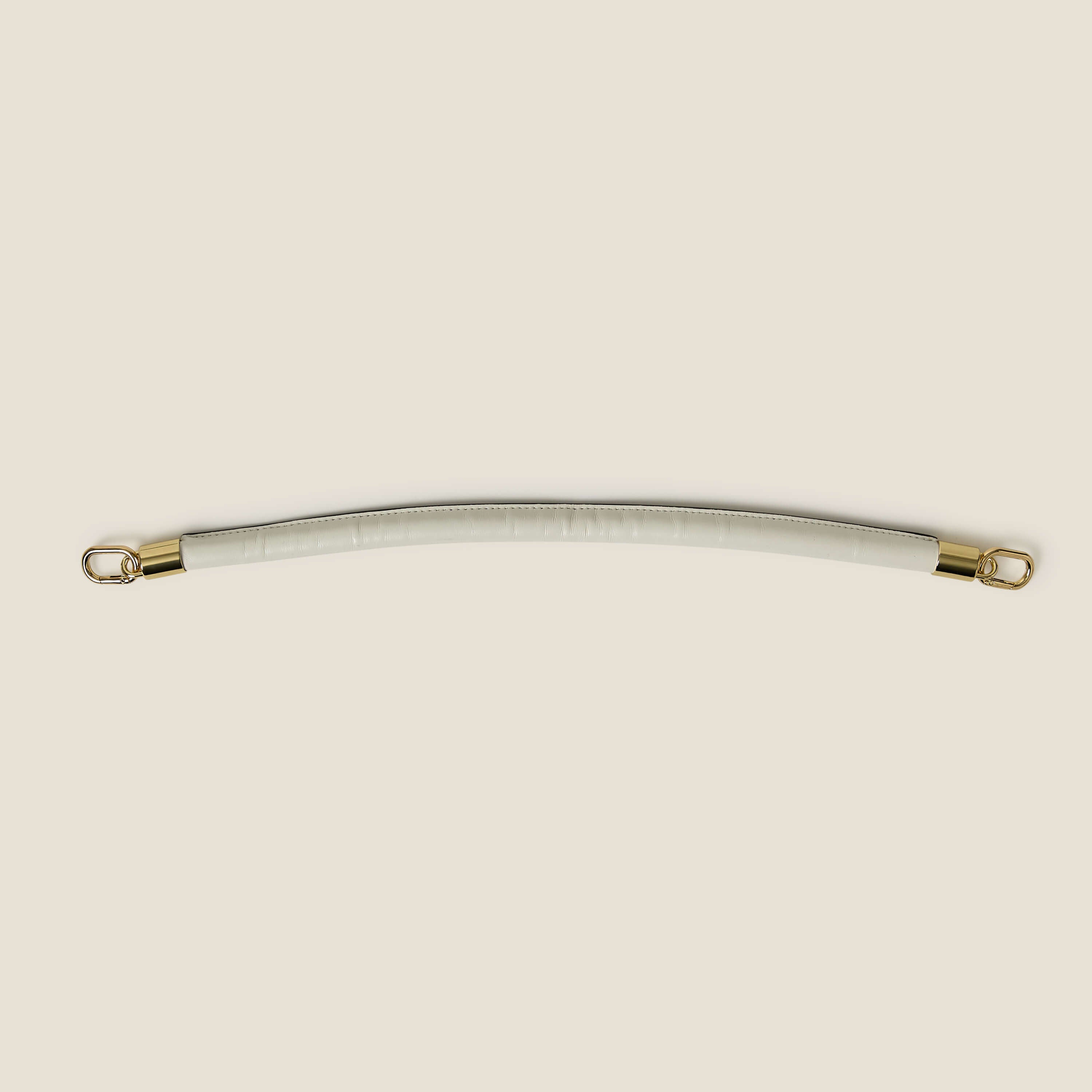 Leather Shoulder Strap - Fresh Cream