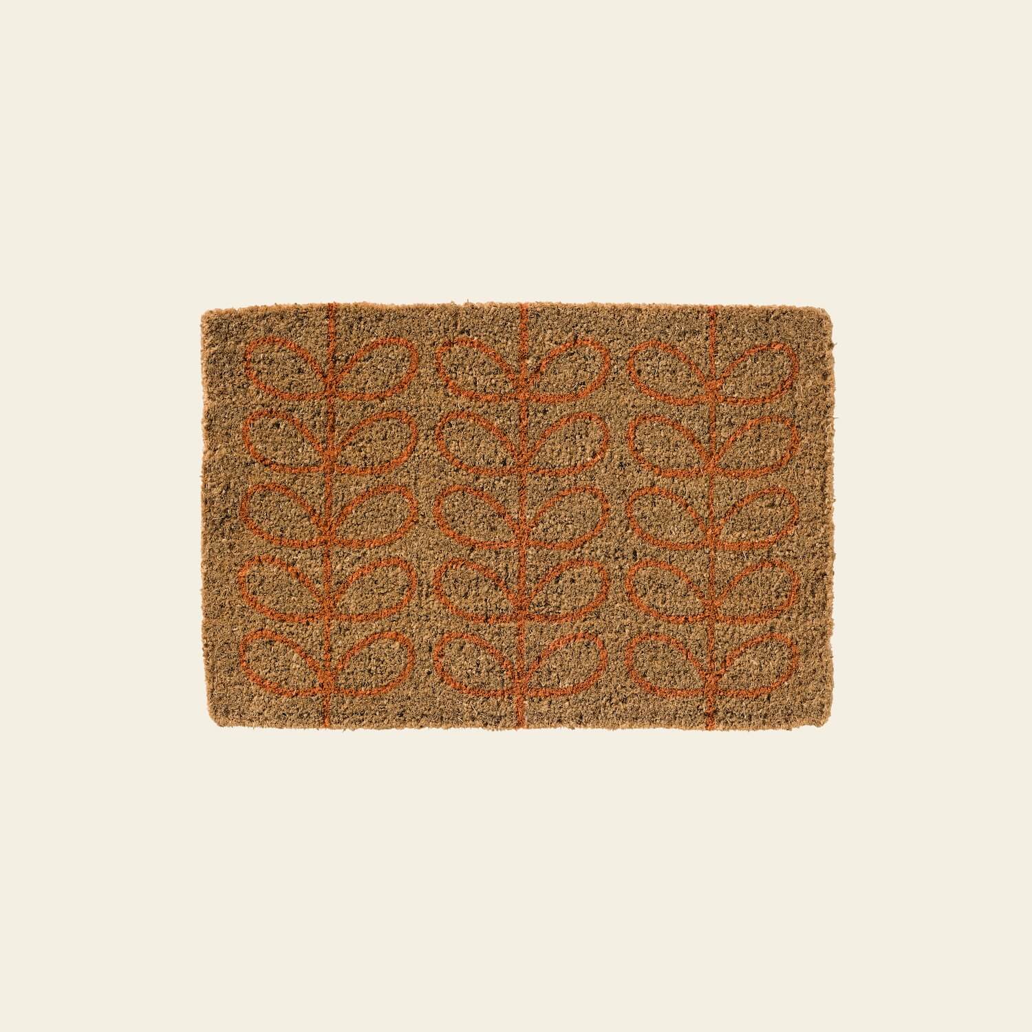 Linear stem tomato Orla Kiely doormat