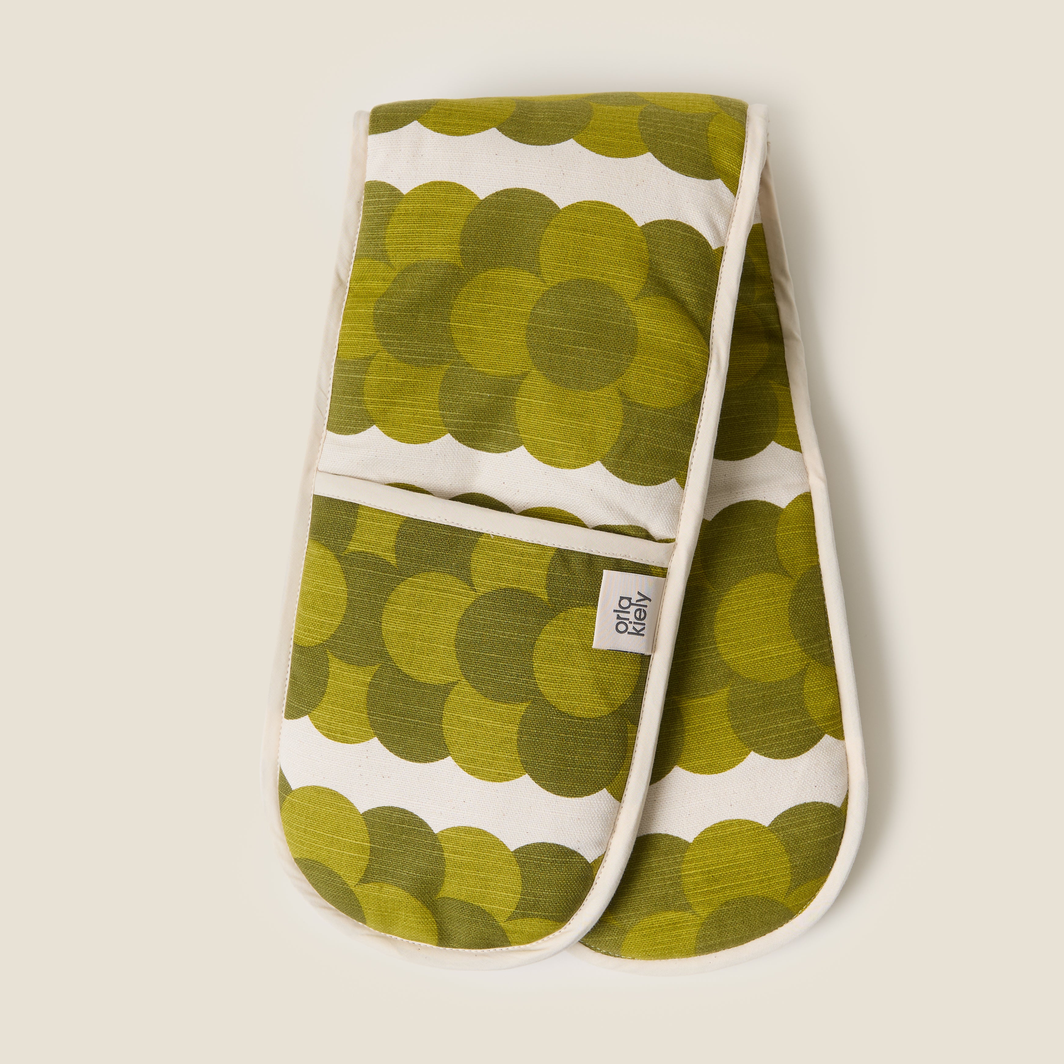 Retro Stripe Double Oven Glove