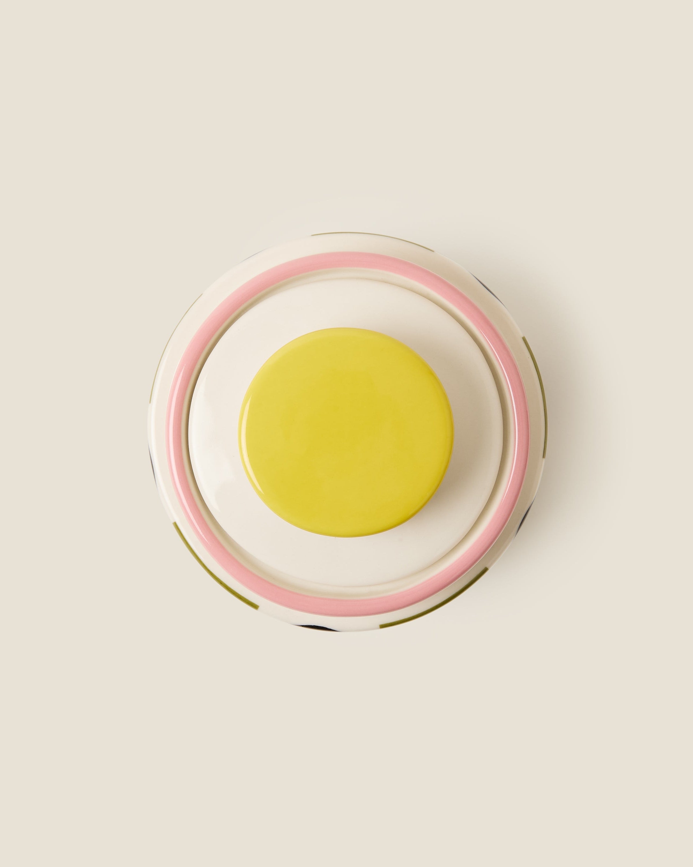 Storage Jar - Spot Square Oval