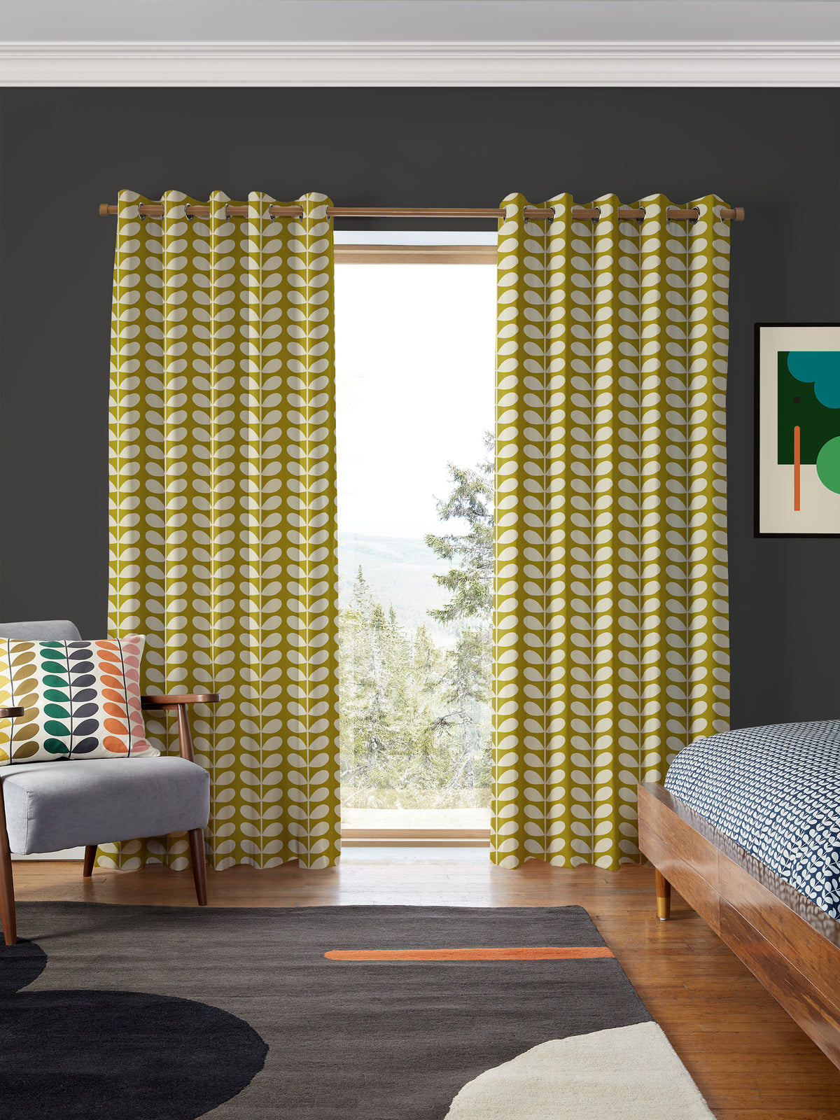 Solid Stem Seagrass Made to Measure Curtain