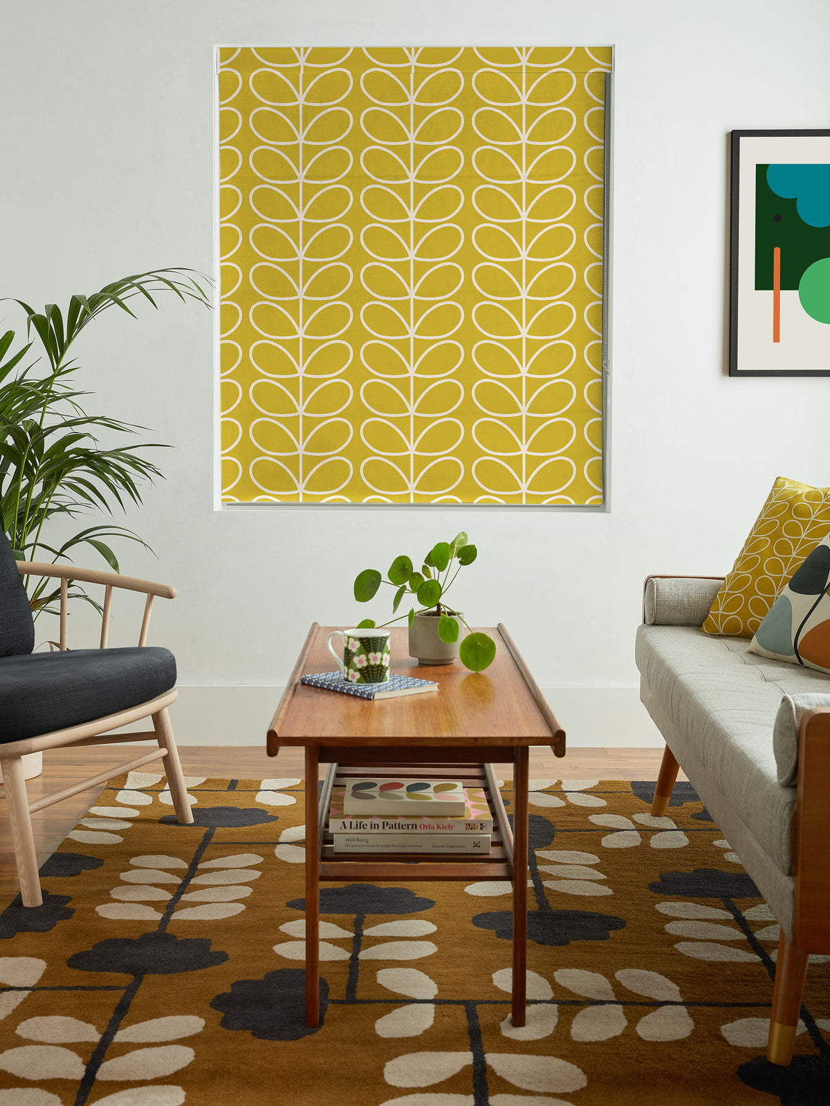 Sunflower Jumbo Linear Stem Made to Measure Roman Blind