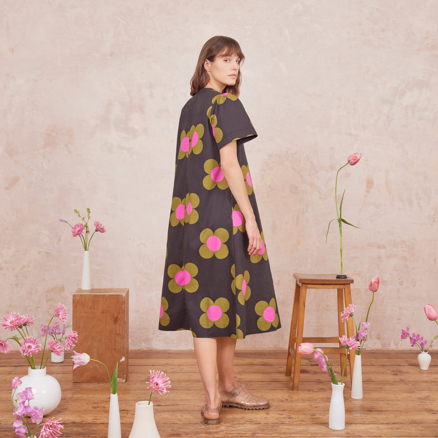 The Orla Dress - Giant Flower Spot