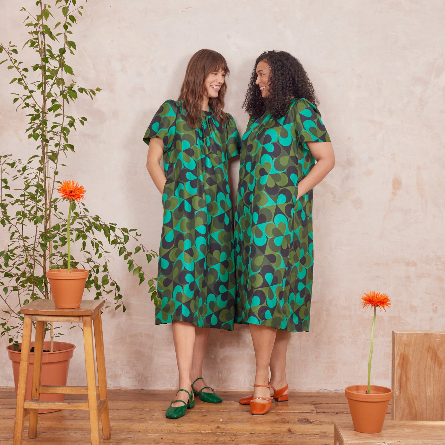 The Orla Silk Dress - Kaleidoscope