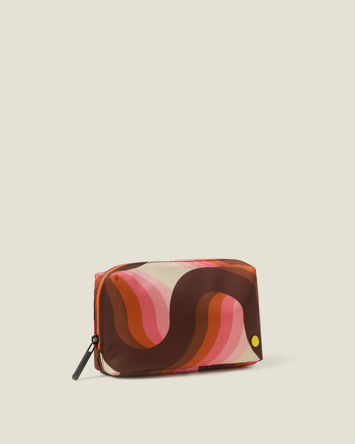 Beta Medium Pouch - Rolling Waves Rose