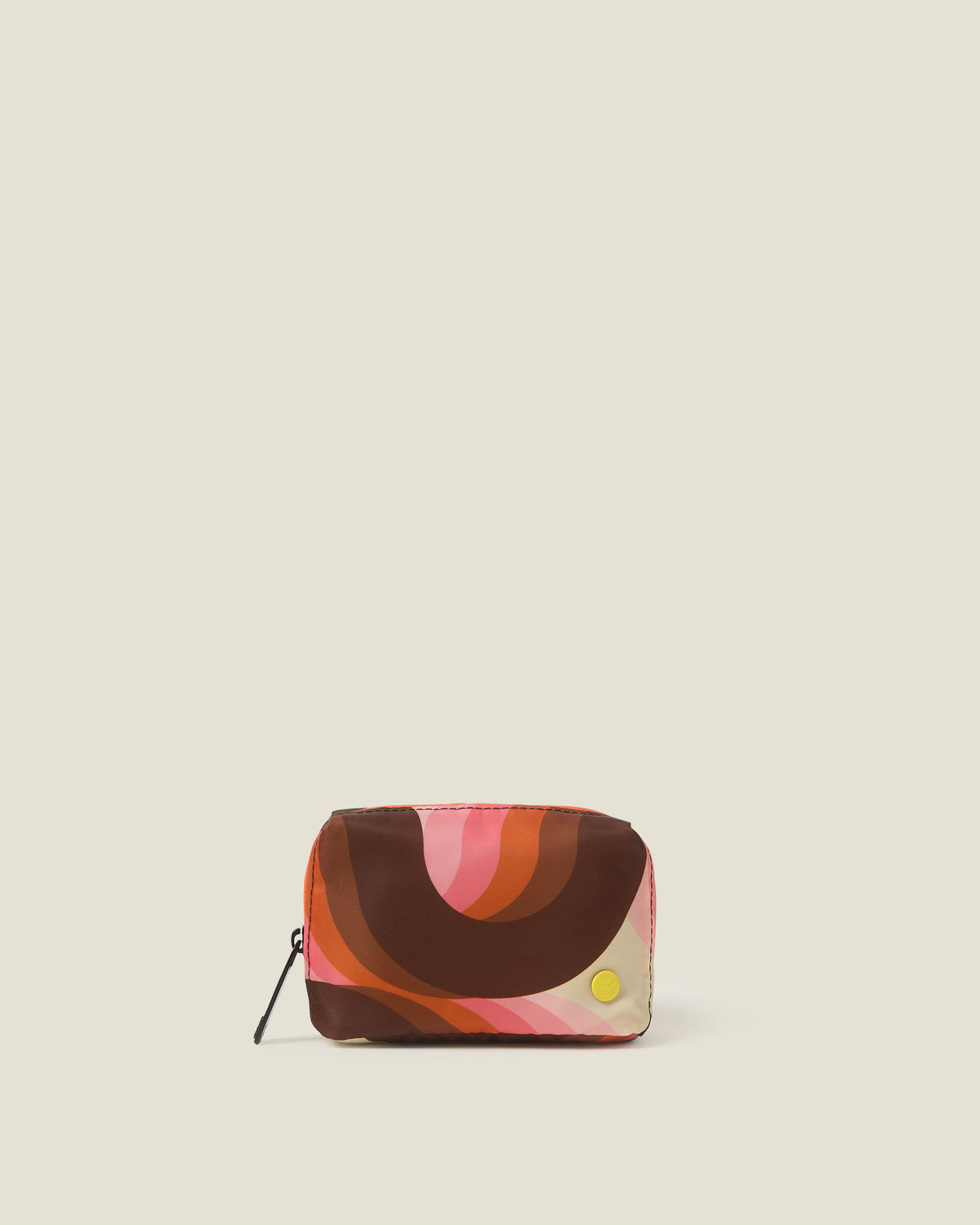 Beta Small Pouch - Rolling Waves Rose