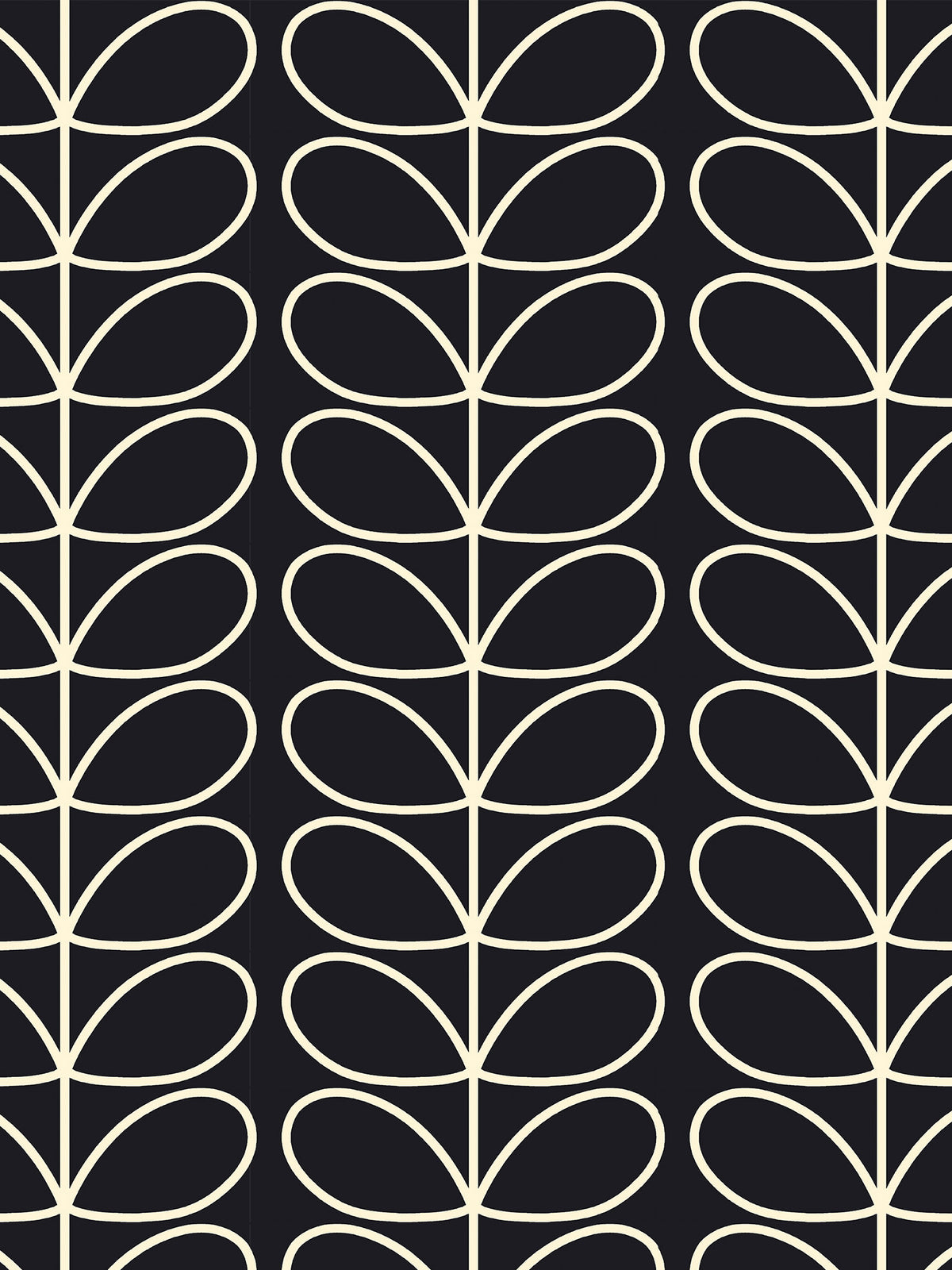 Liquorice Jumbo Linear Stem Made to Measure Roller Blind