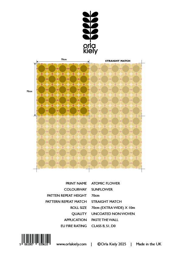 Atomic Flower Sunflower Wallpaper Sample