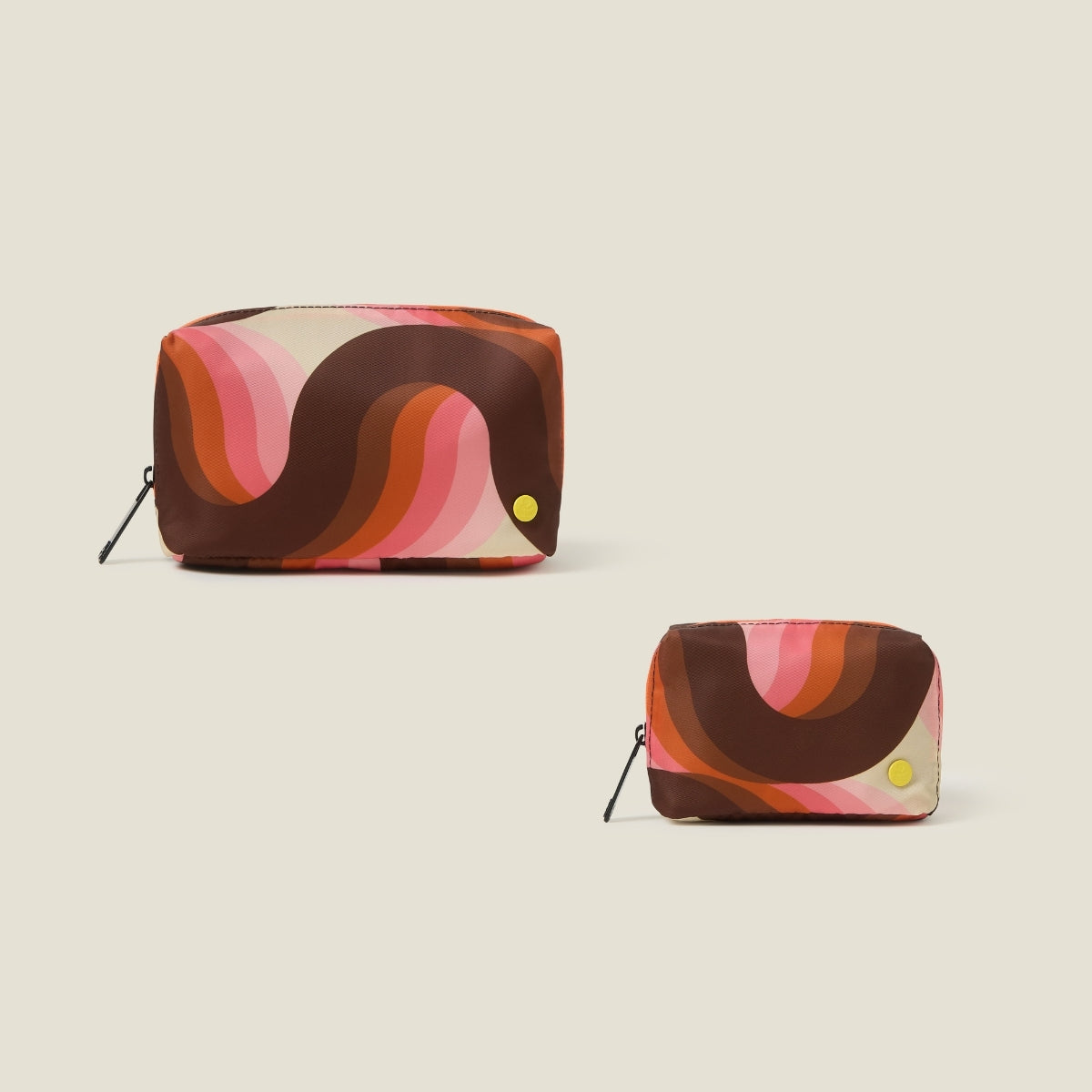 Beta Small & Medium Pouch Bundle - Rolling Waves Rose