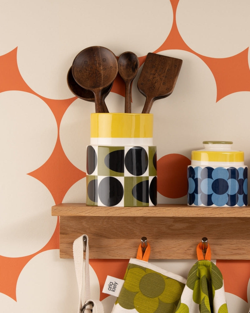 Spot Square Oval Utensil Pot