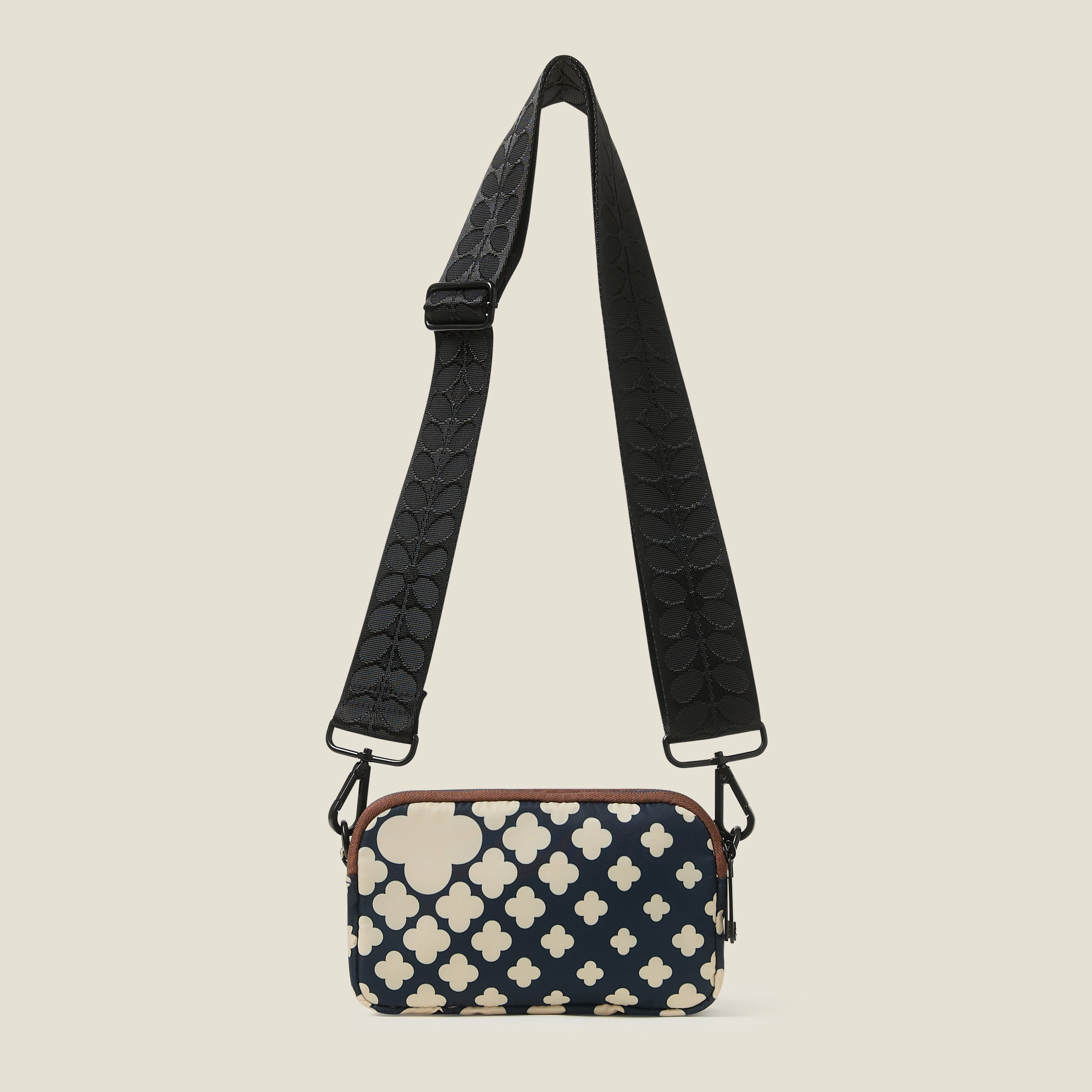 Tripod Crossbody Bag - Flower Galaxy Midnight