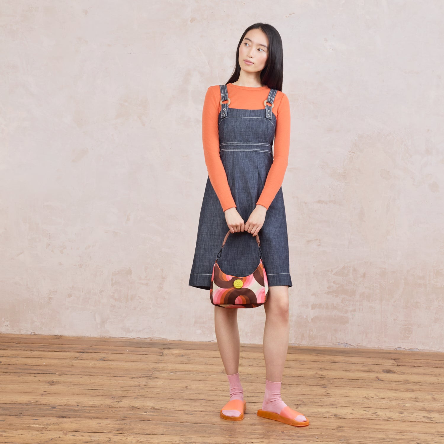 Venn Mini Shoulder Bag - Rolling Waves Rose