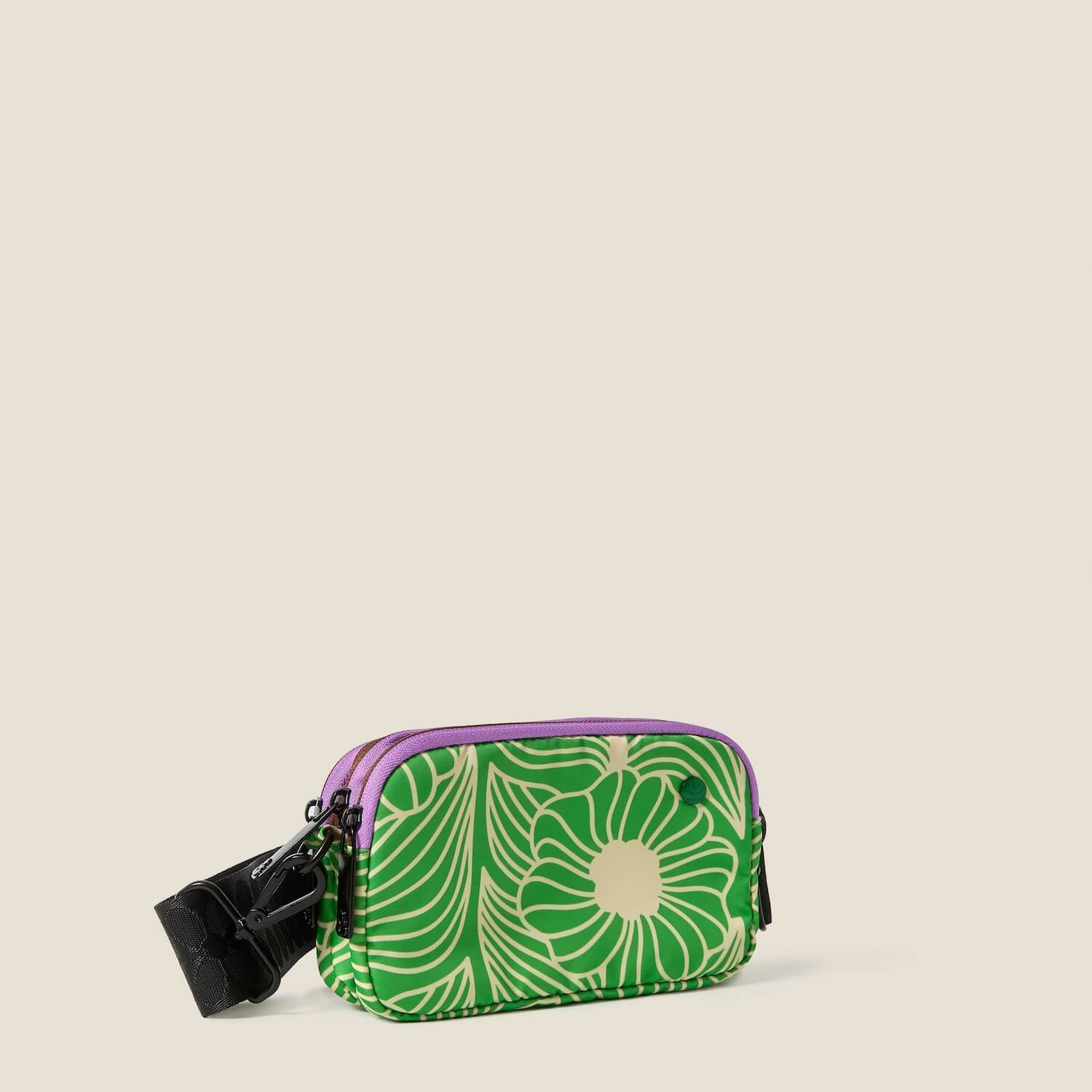 Tripod Crossbody Bag - Moonflower Spring Green